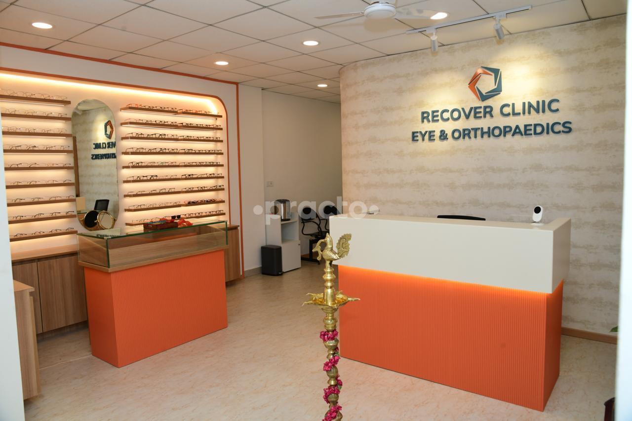 Reception Area at Recover Clinic Eye & Orthopedics Sanjay Nagar Bangalore
