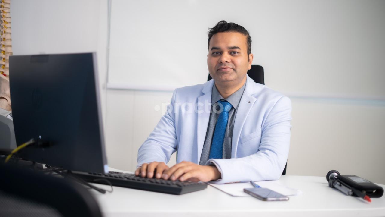 Consultation Room at Dhakoji Neurospine Clinic Aundh Pune