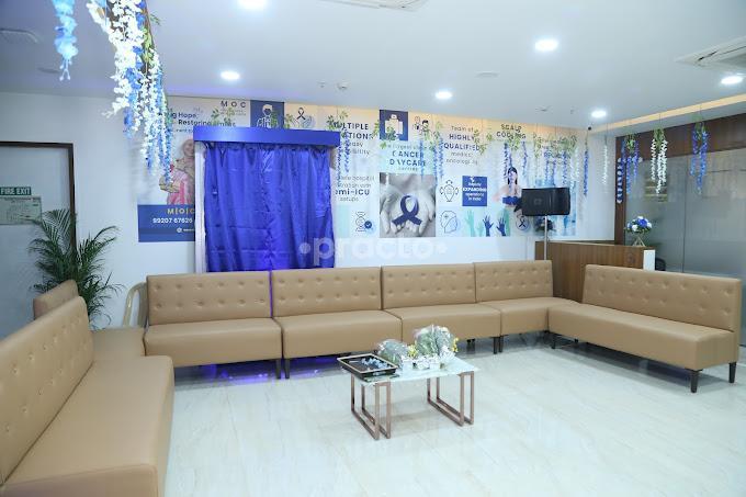 Reception Area at M | O | C Cancer Care & Research Centre Borivali Mumbai