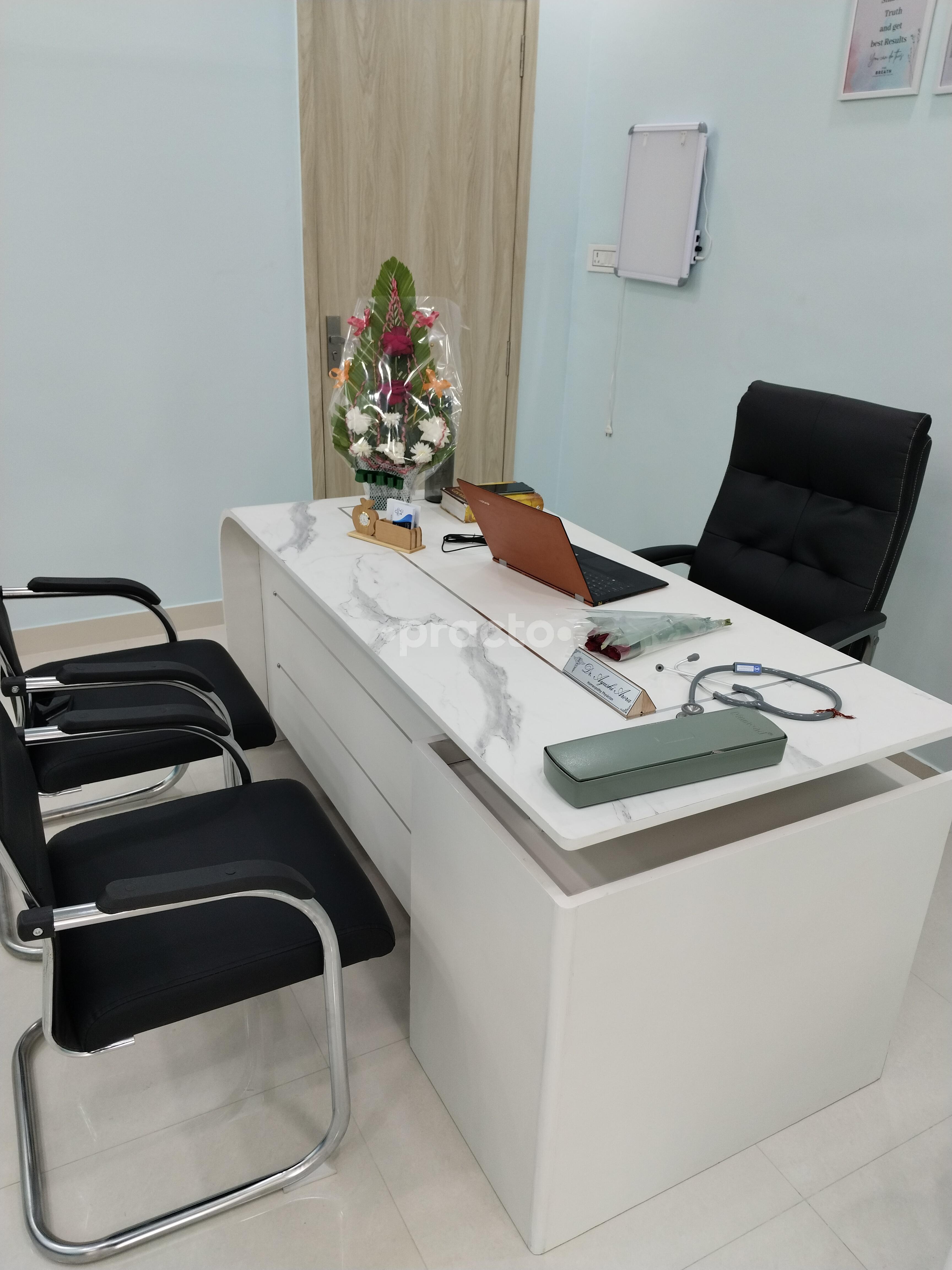 Consultation Room at The Breath Homeopathy Clinic Vaishali Nagar Jaipur