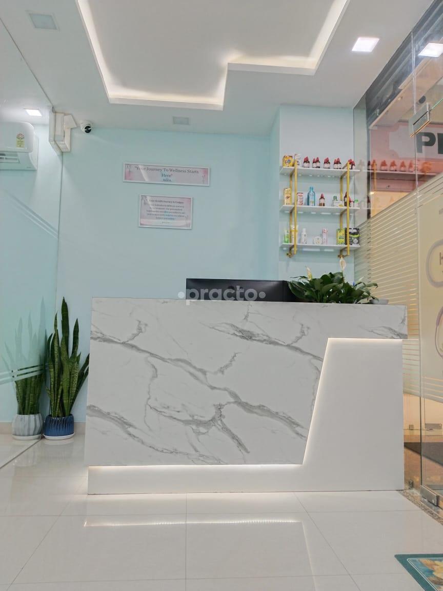 Reception Area at The Breath Homeopathy Clinic Vaishali Nagar Jaipur