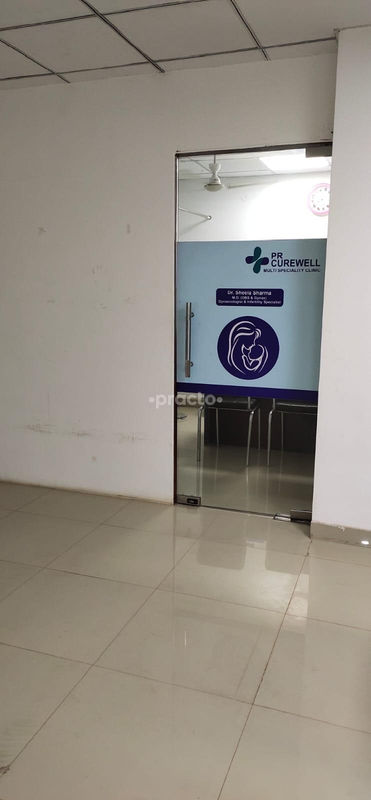 Waiting Area at PR Curewell Multispeciality Clinic Sector 85 Faridabad