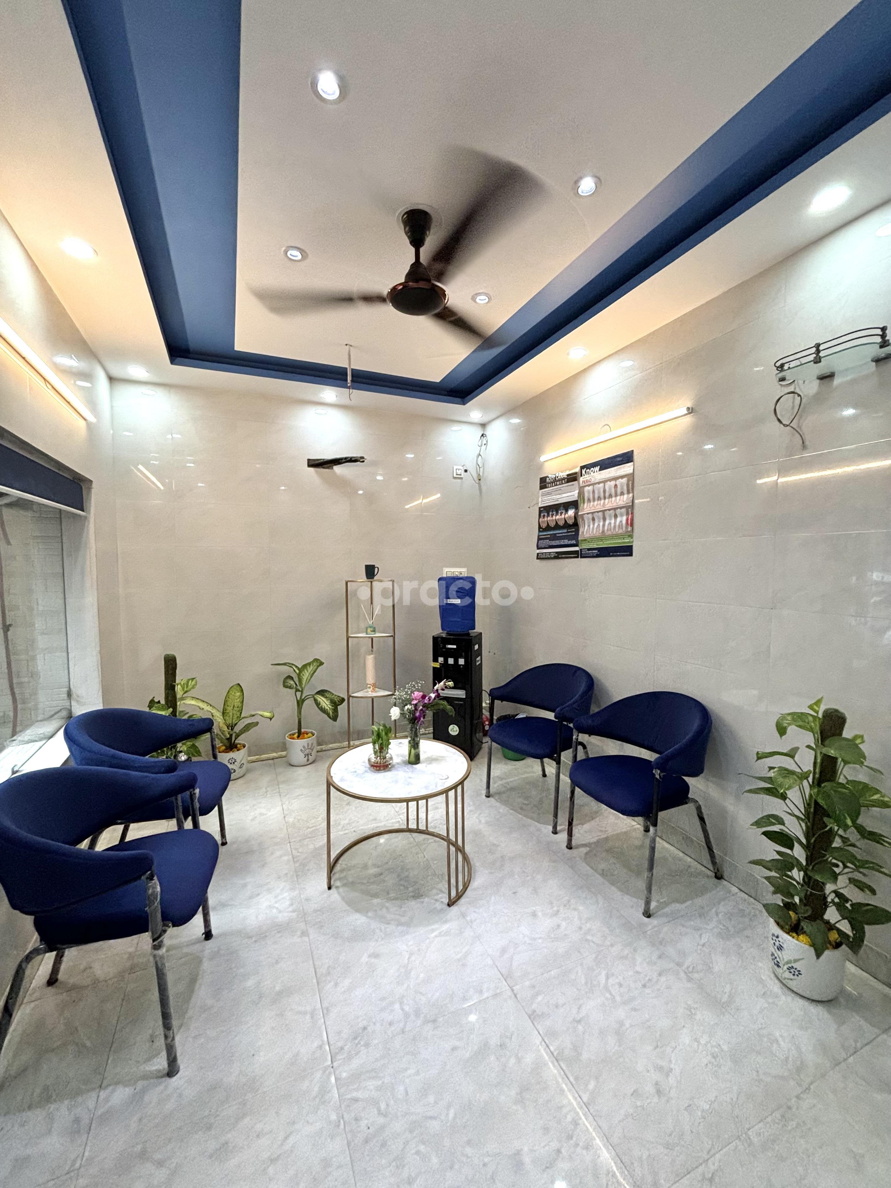Waiting Area at PJ Dental Clinic Subhash Nagar Delhi