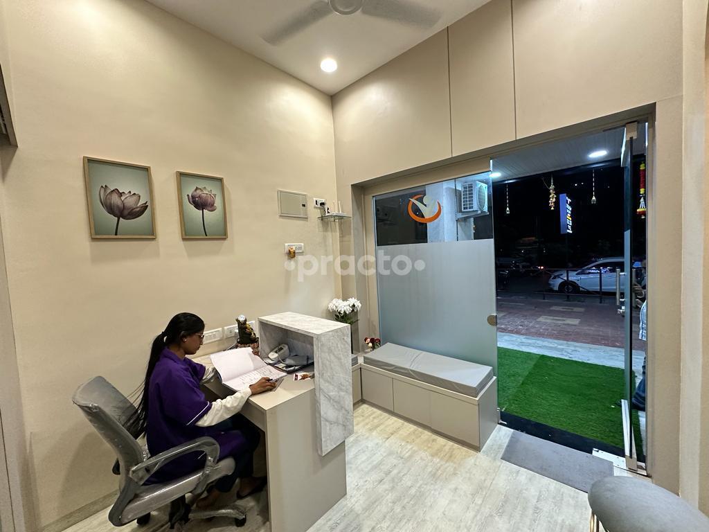 Reception Area at Vidhi Piles Care Speciality Clinic Kharghar Navi Mumbai