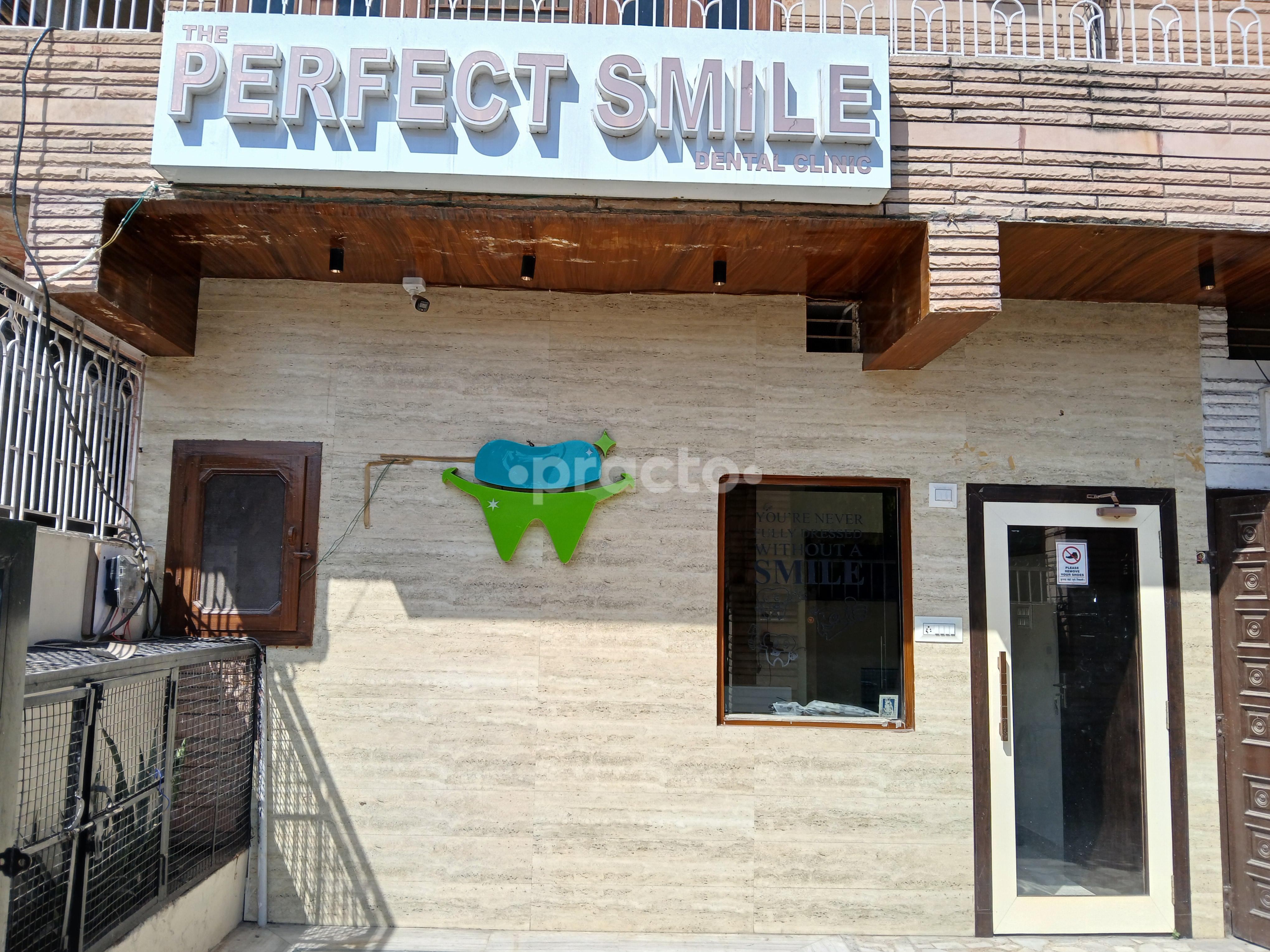 Reception Area at The Perfect Smile Tripolia Bazar Jaipur