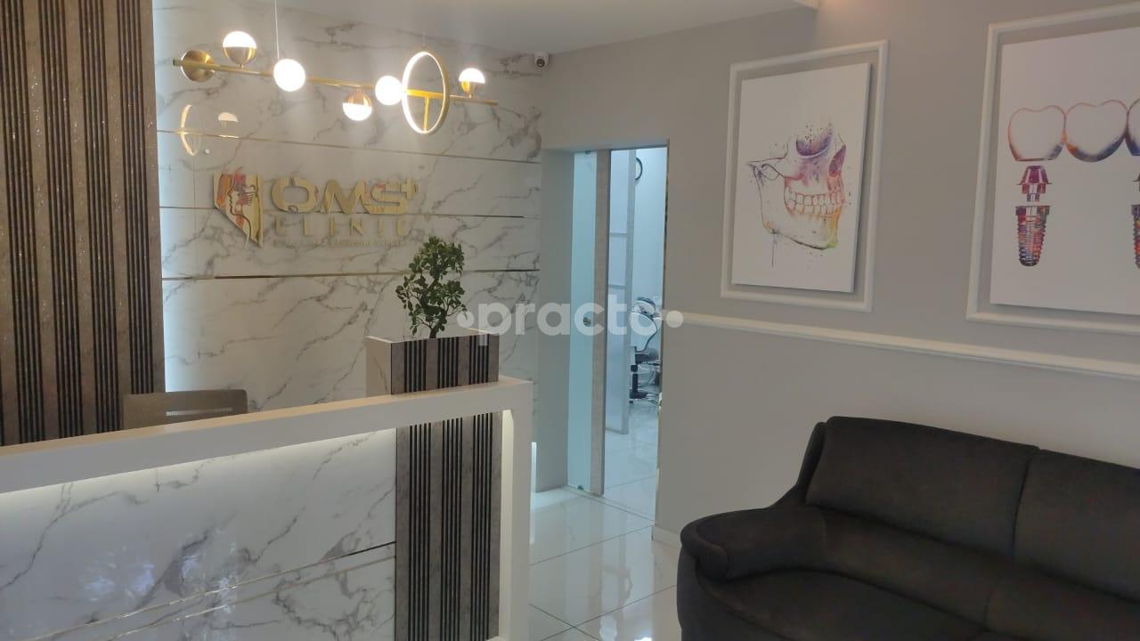Reception Area at OMS Clinic Oral & Maxillofacial Surgery Jayamahal Bangalore