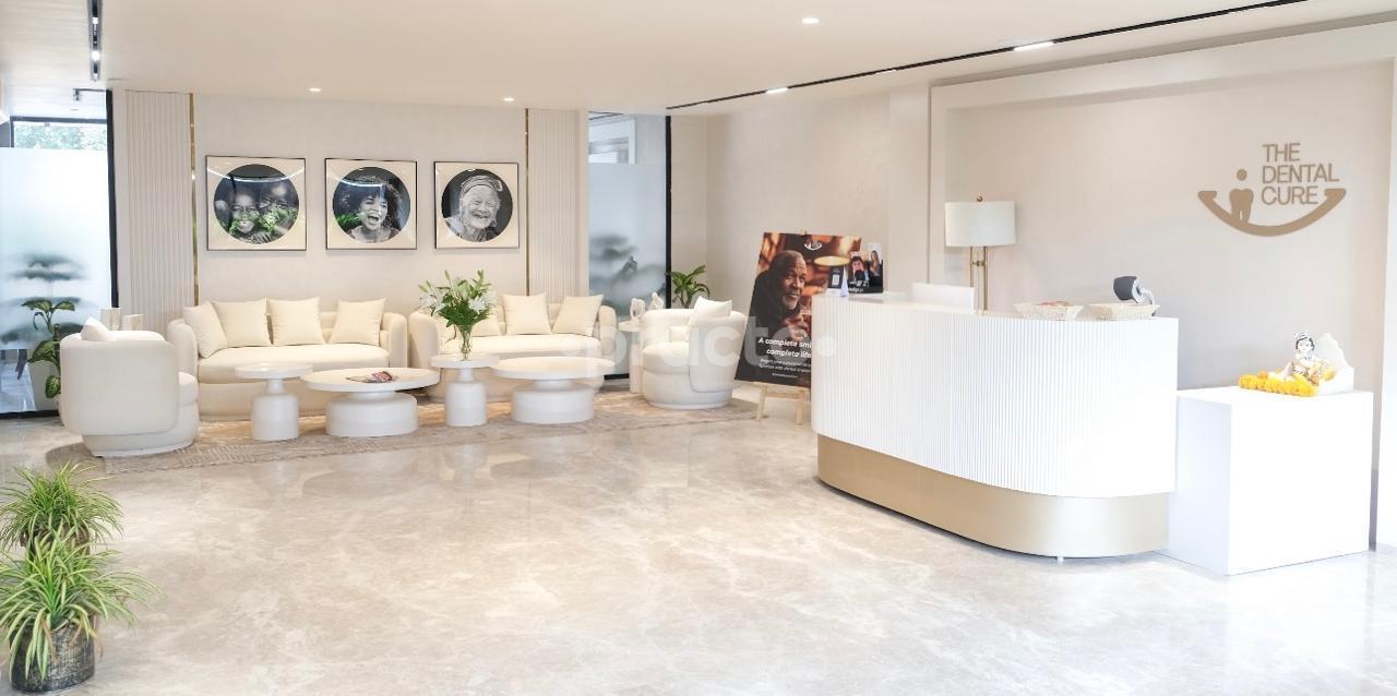 Waiting area at The Dental Cure Clinic Gurgaon Sector 57 Gurgaon