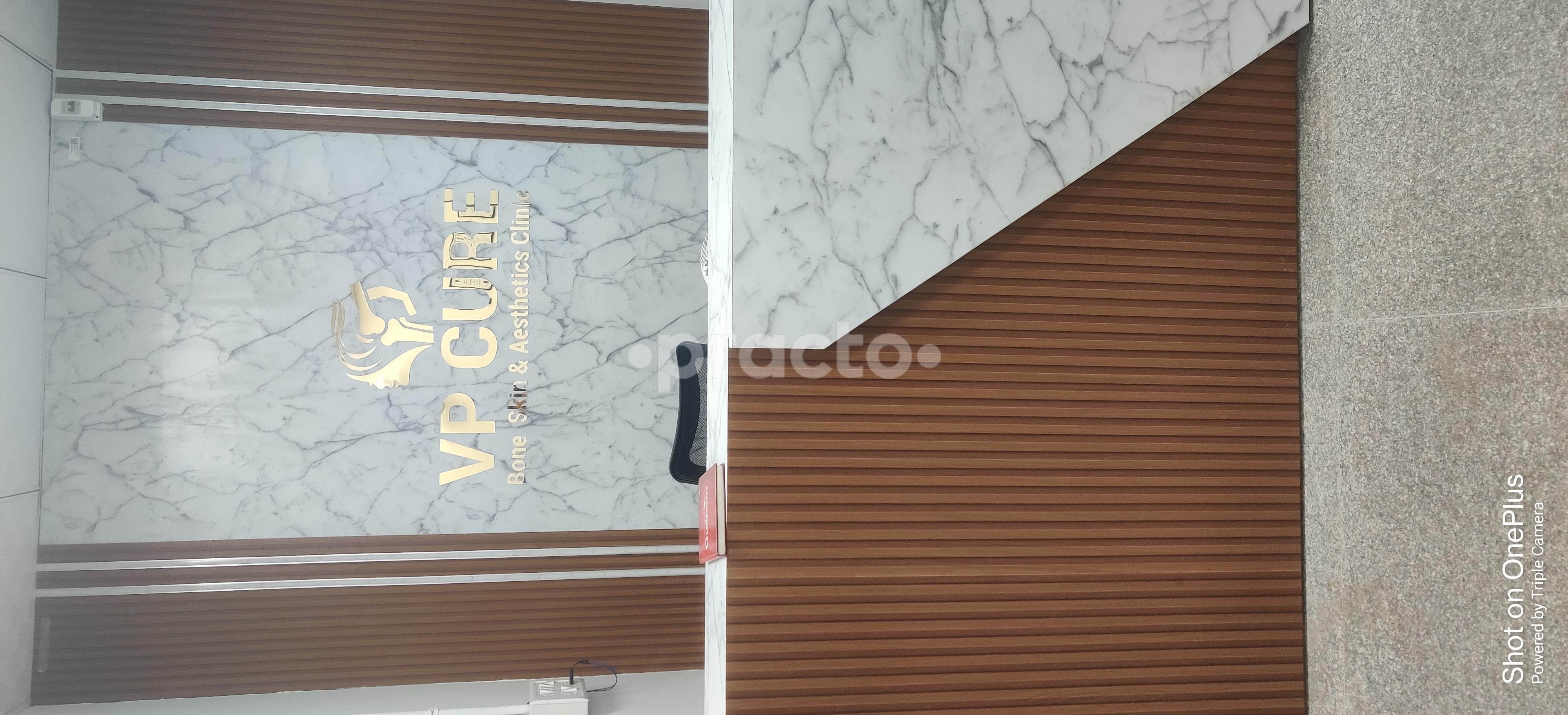 Reception Area at VP Cure Bone, Skin and Aesthetics Clinic New Colony Gurgaon