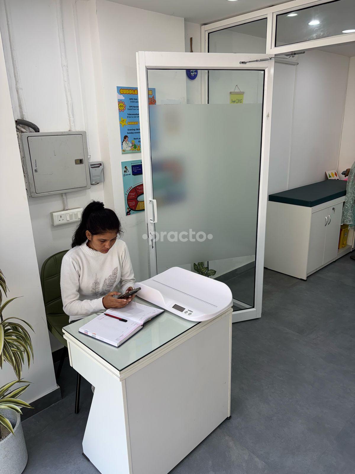 Reception Area at Cuddle Care Clinic Palam Vihar Gurgaon