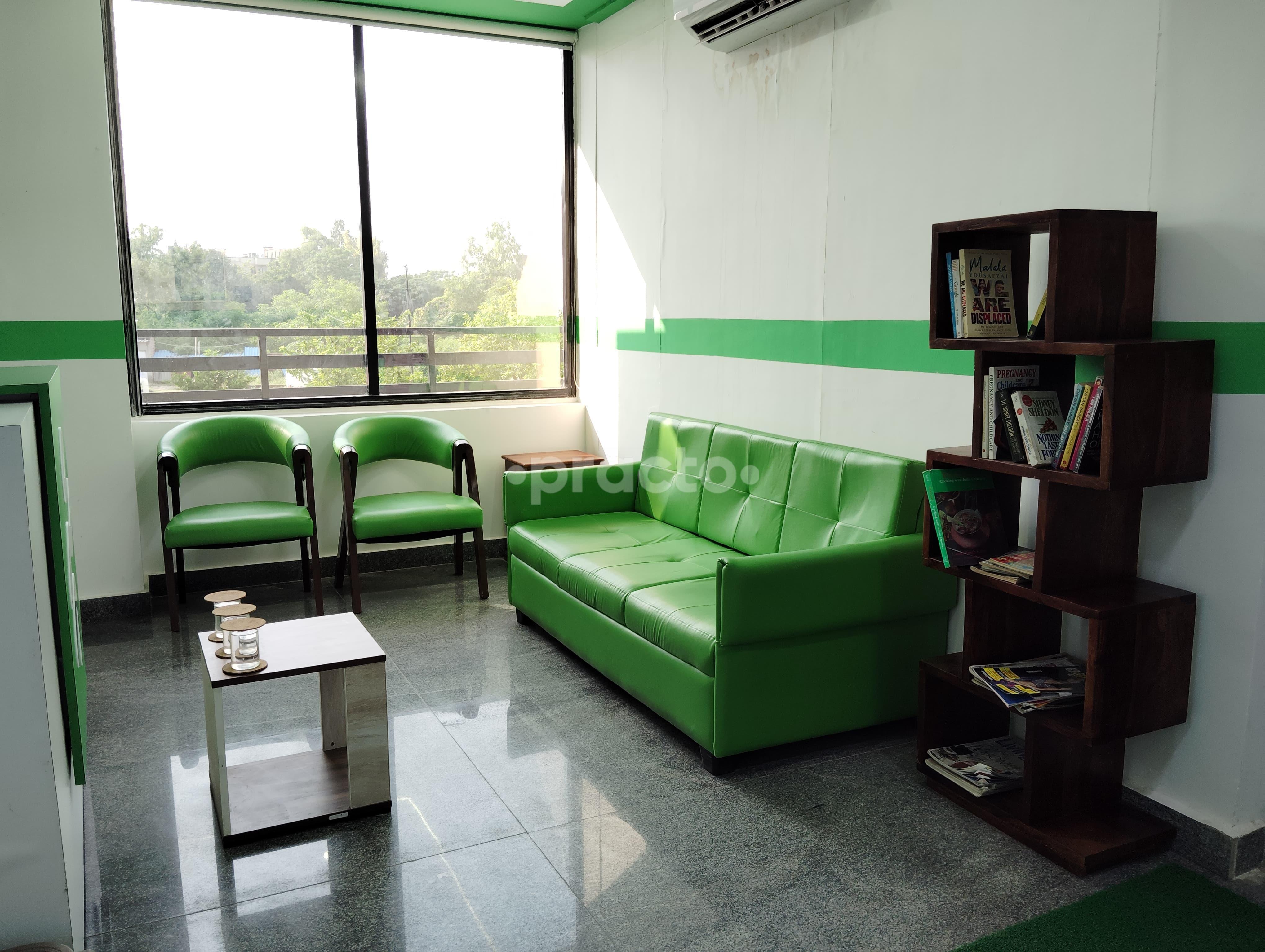 Reception Area at CB Physiotherapy Clinic Vasant Kunj Delhi
