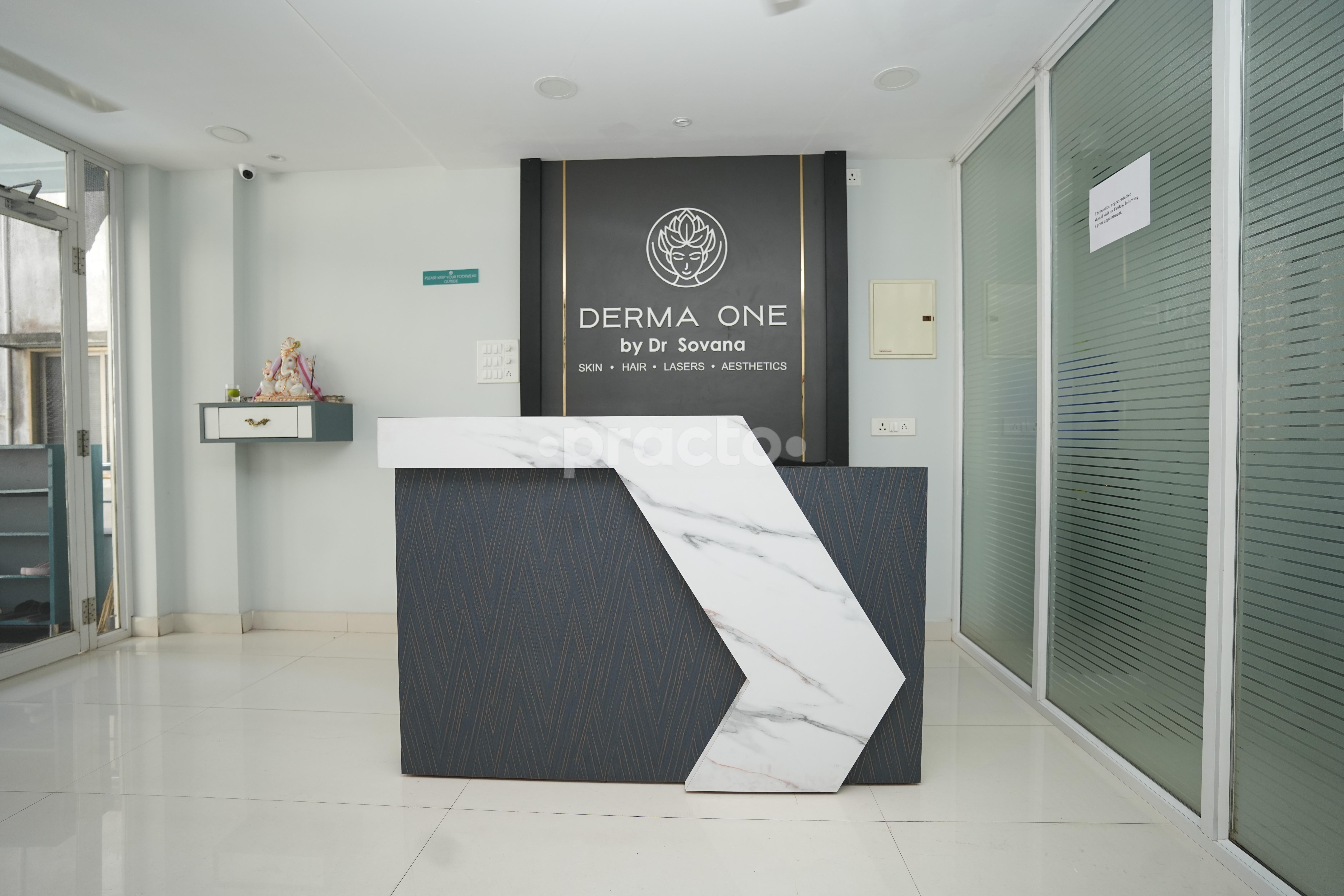 Reception Area at Derma One Maharani Peta Visakhapatnam