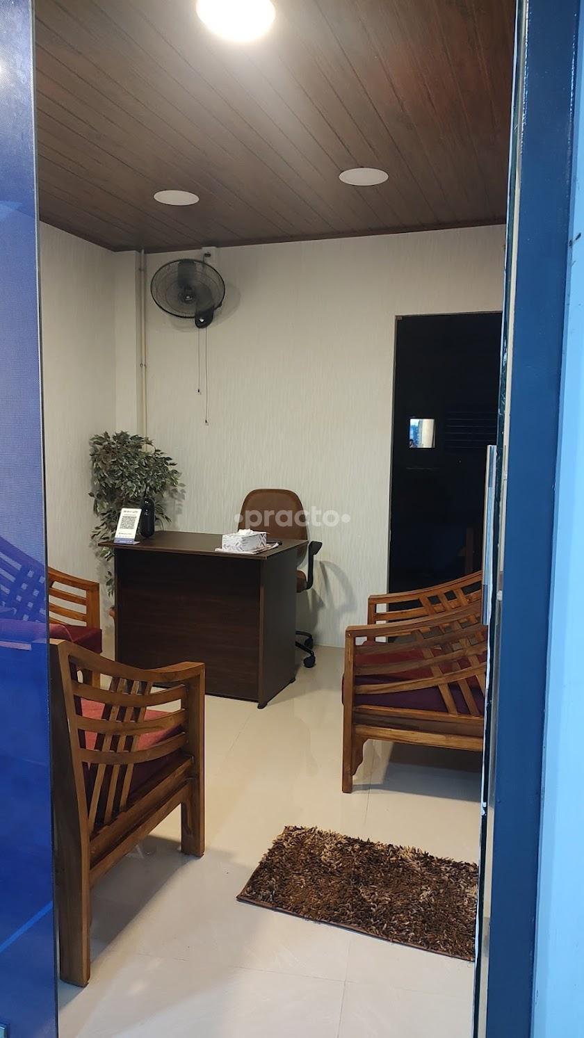Reception Area at Dr. Naufis Aesthetic And Medical Centre Marampally Ernakulam