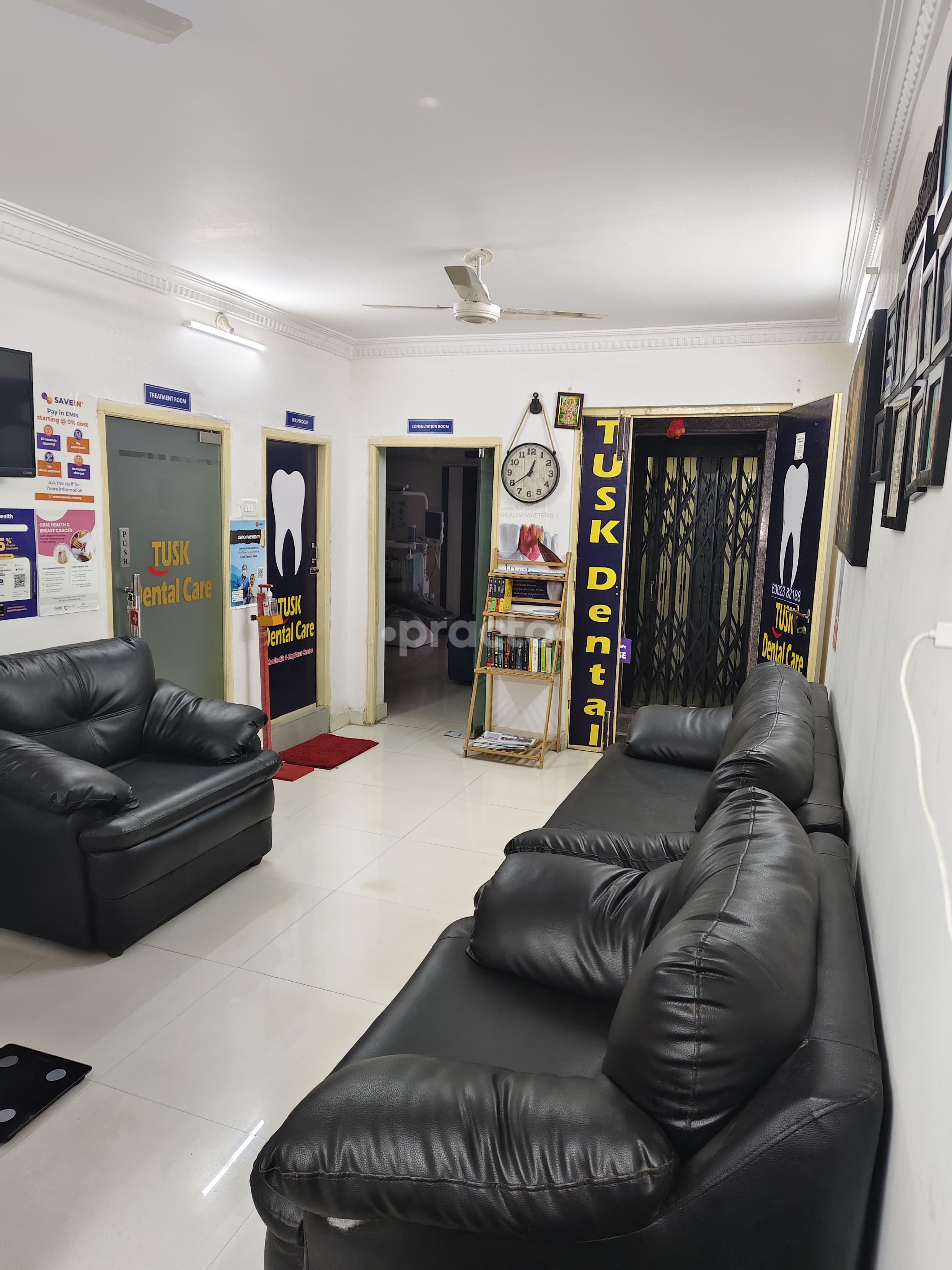 Waiting Area at Tusk Dental Care Karkhana Hyderabad