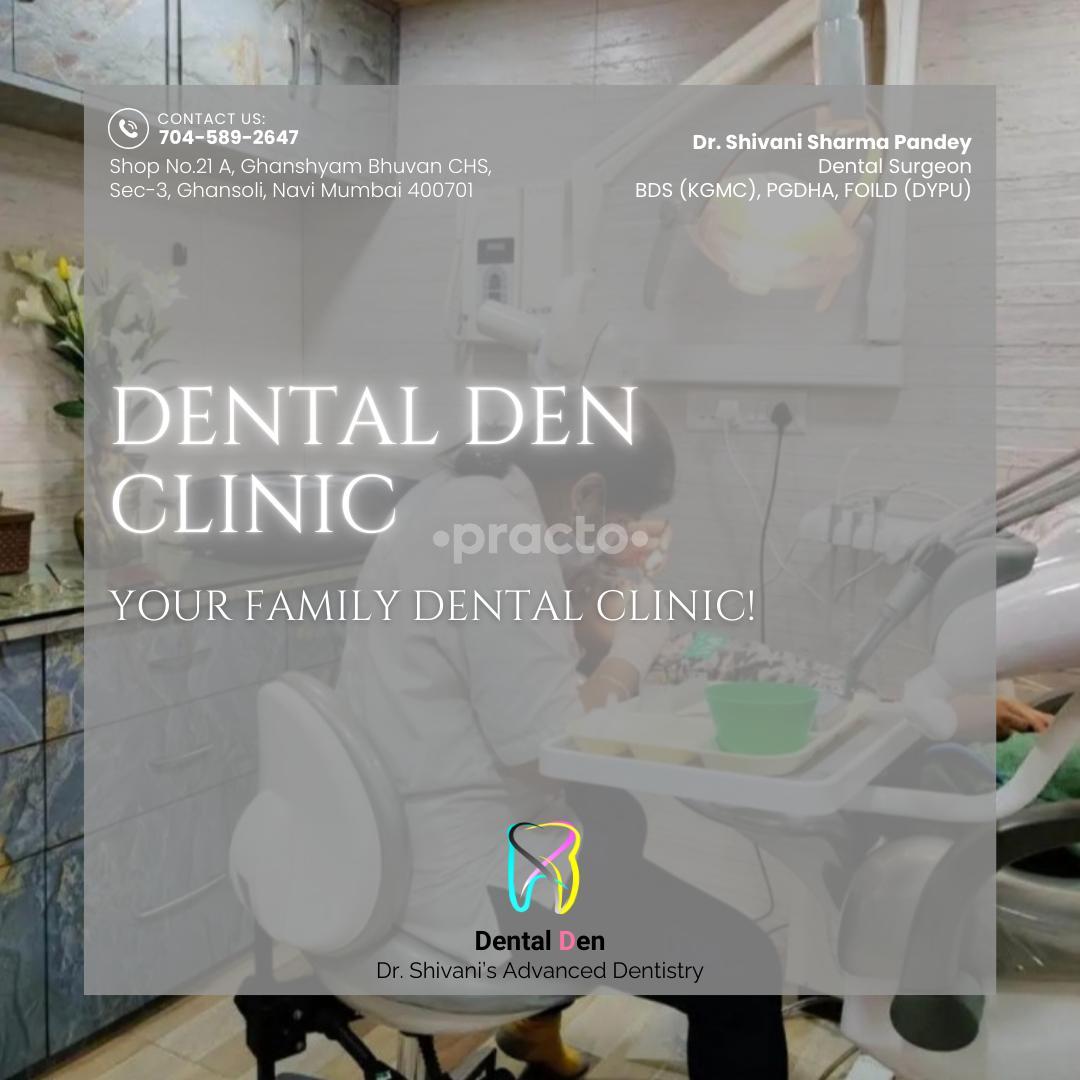 Equipment Area at Dental Den Clinic - Dr. Shivani's Advanced Dentistry Ghansoli Navi Mumbai