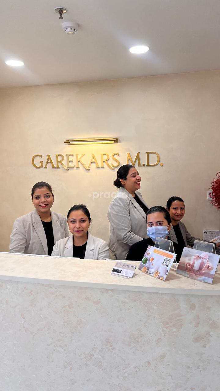 Reception Area at Garekars M.D Dermatology Clinic Defence Colony Delhi