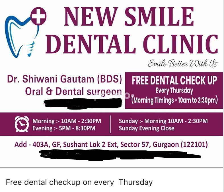 New Smile Dental Clinic Sushant Lok II Gurgaon