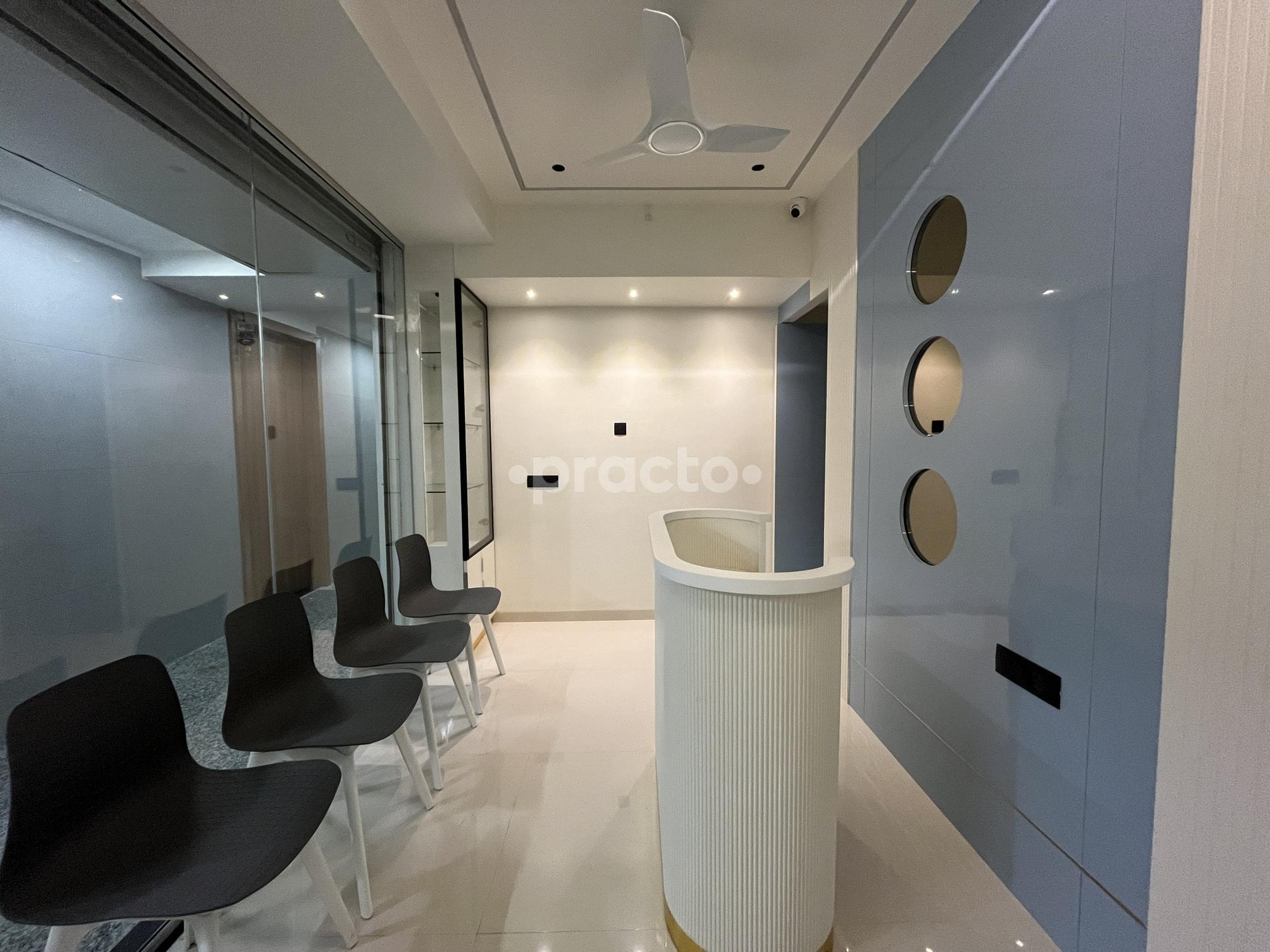 Reception Area at Dr. Ostwal Skin & Dental Clinic Pandit Colony Nashik
