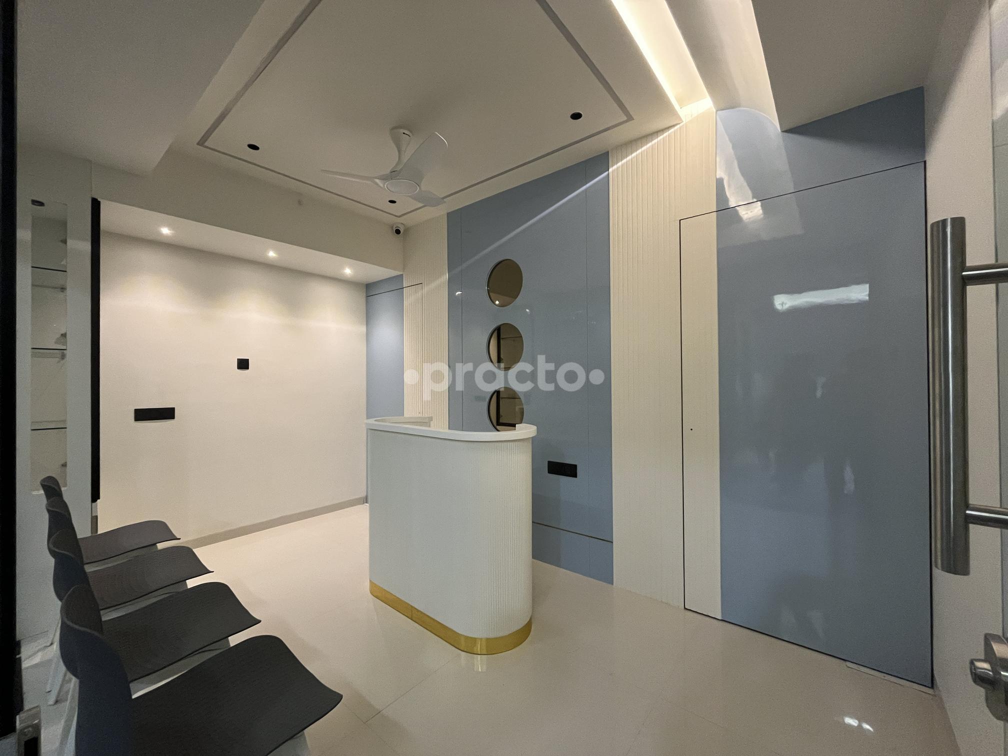 Reception Area at Dr. Ostwal Skin & Dental Clinic Pandit Colony Nashik