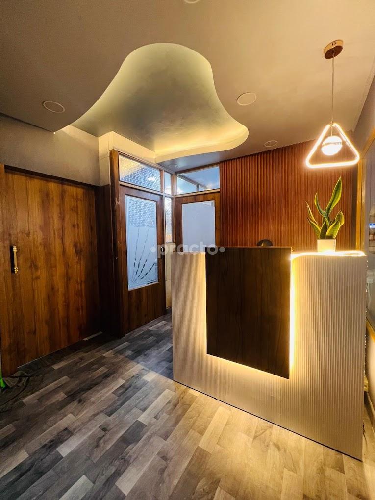 Reception Area at Santarpan Ayurveda Saraswati Vihar Delhi