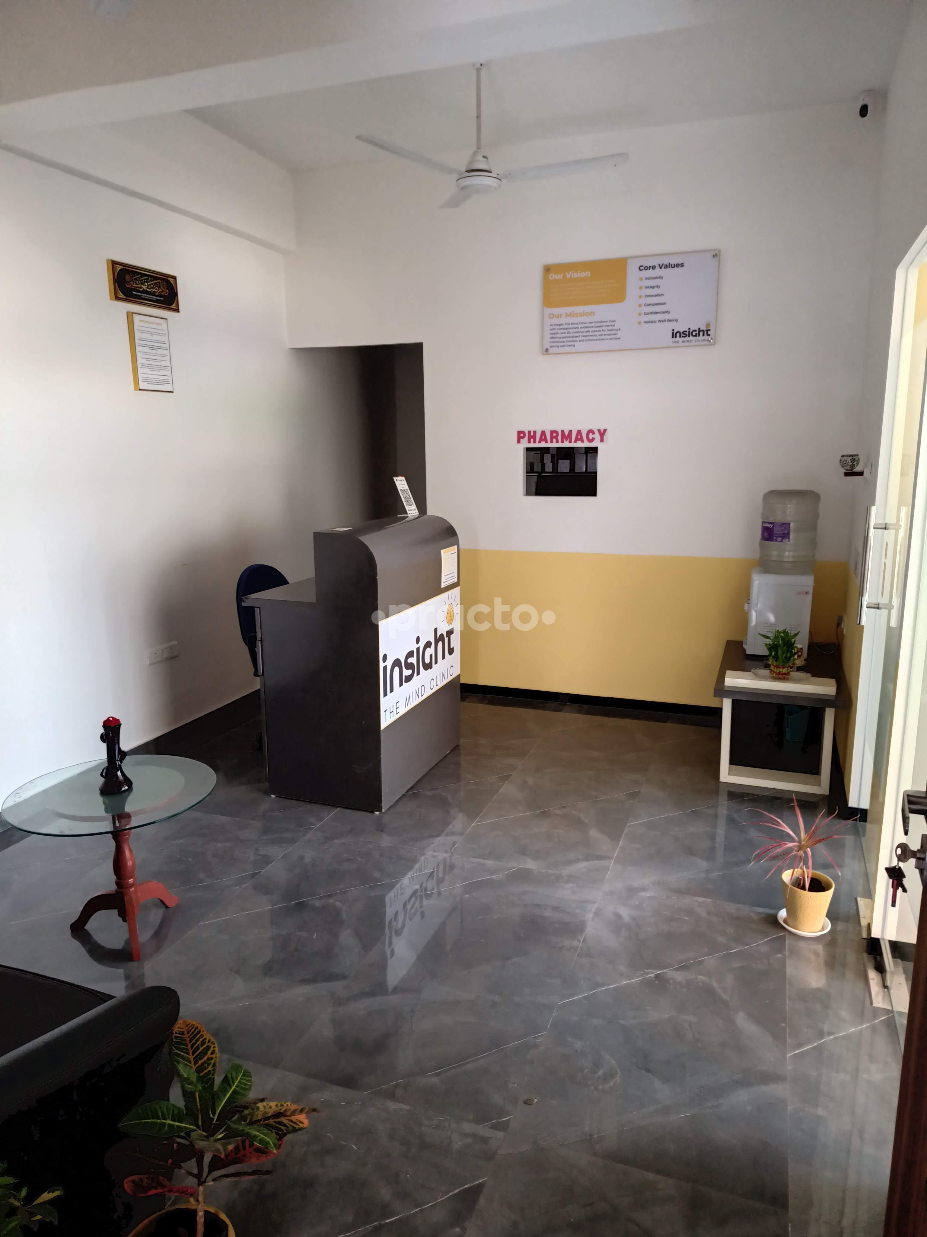 Reception Area at Insight  The Mind Clinic Undri Pune