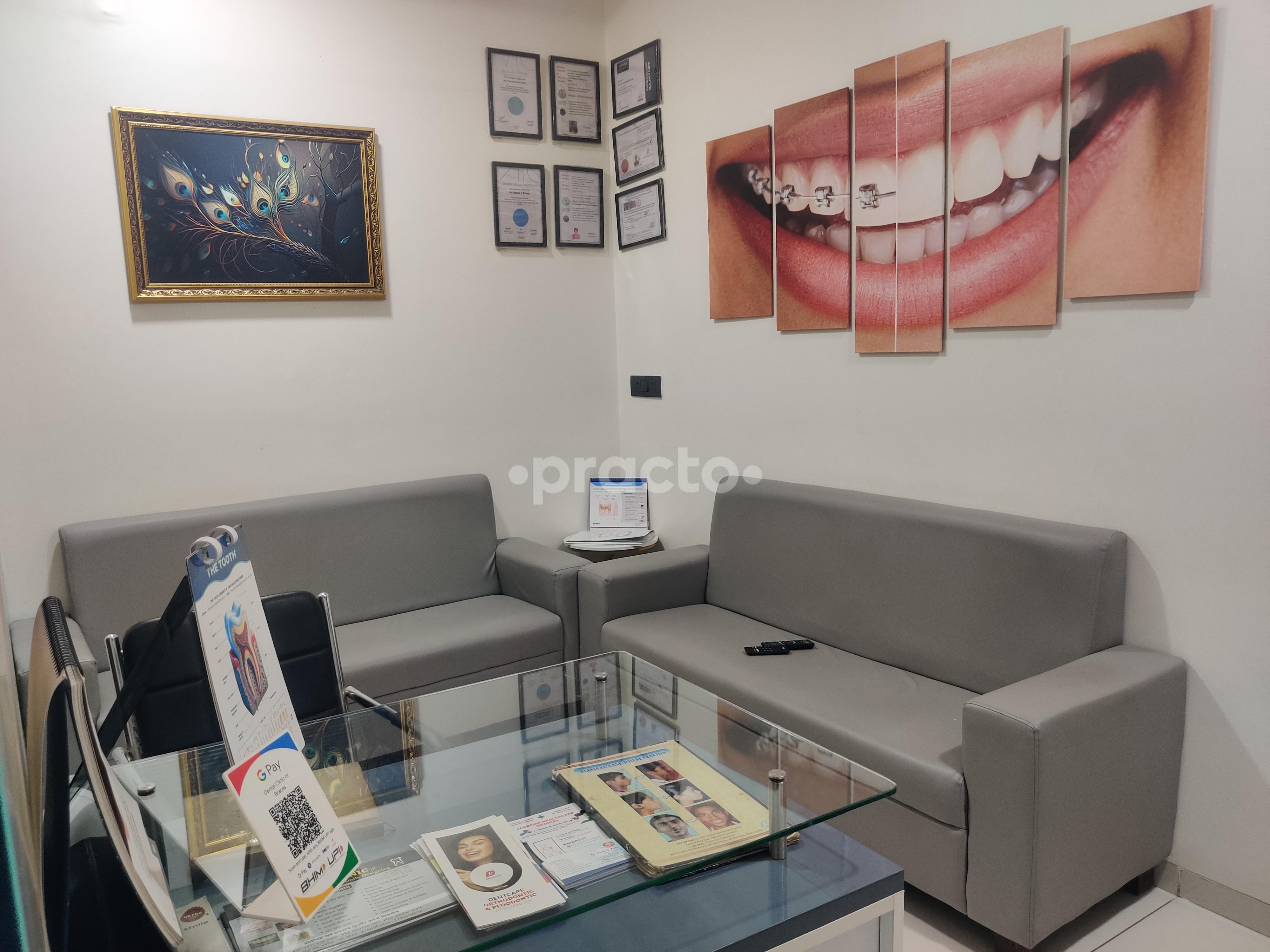 Reception Area at Dental Clinic of Braces Implants and Digital Smile Designing Hadapsar Pune