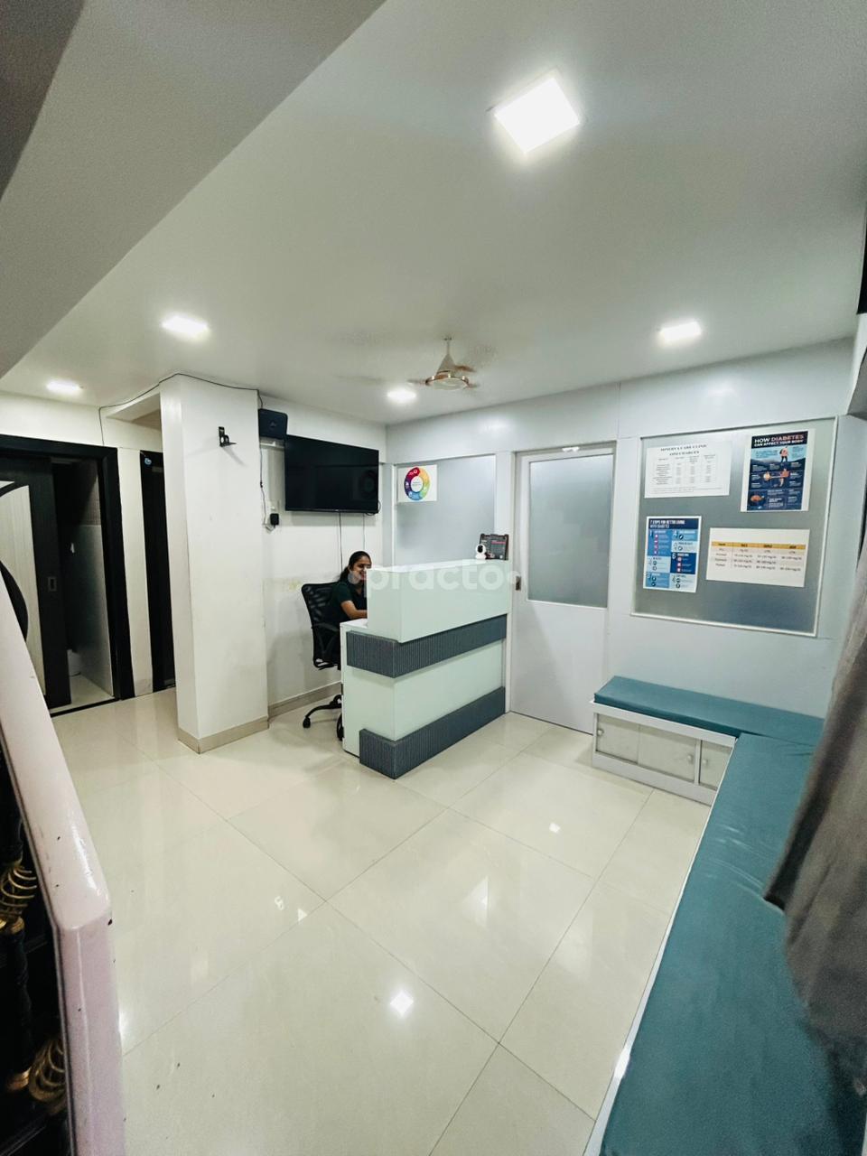 Reception Area at Minerva Care Clinic Kopar Khairne Navi Mumbai