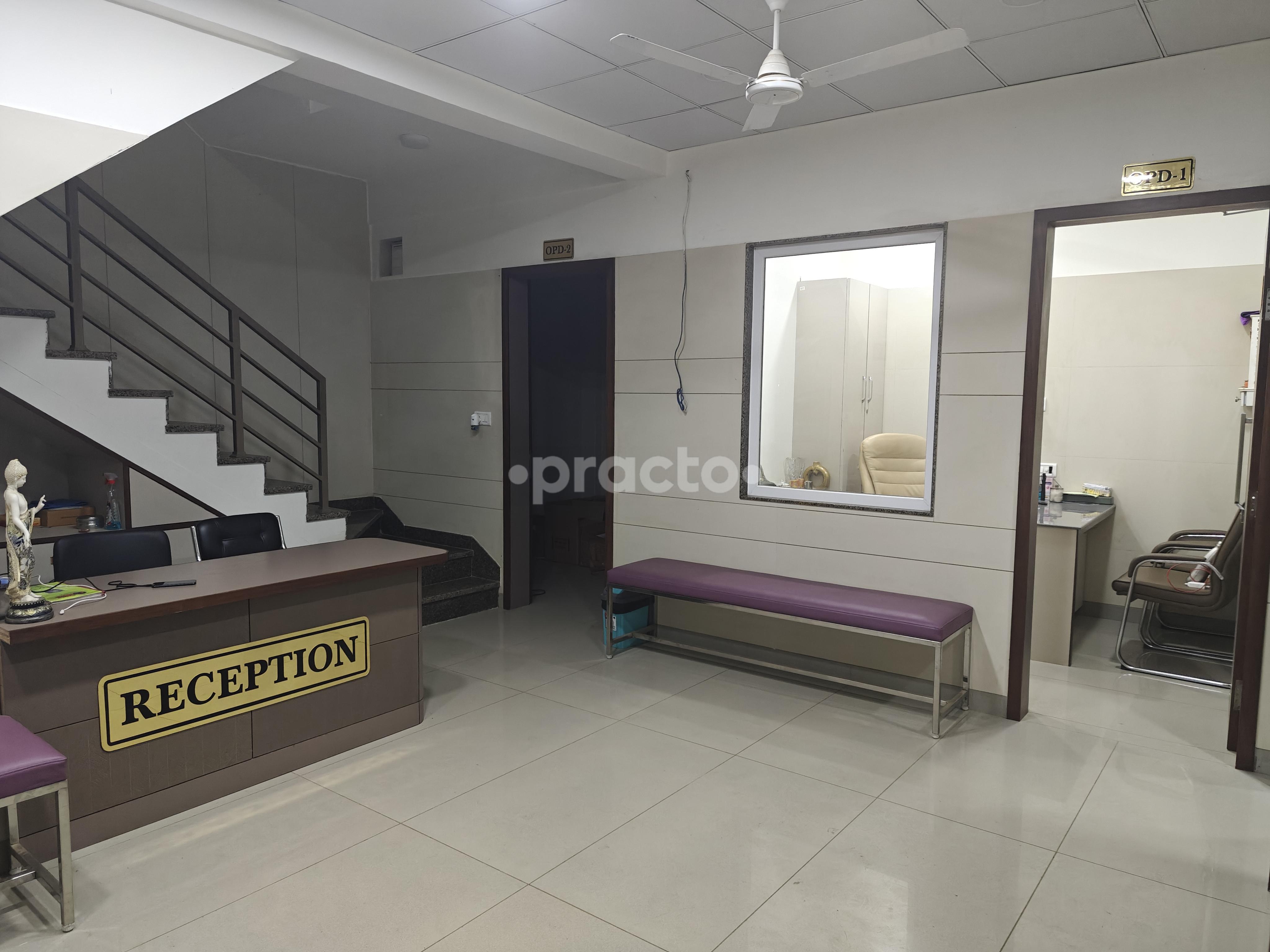 Reception Area at Arise Multispeciality Clinic and Dental Care New Agra Agra