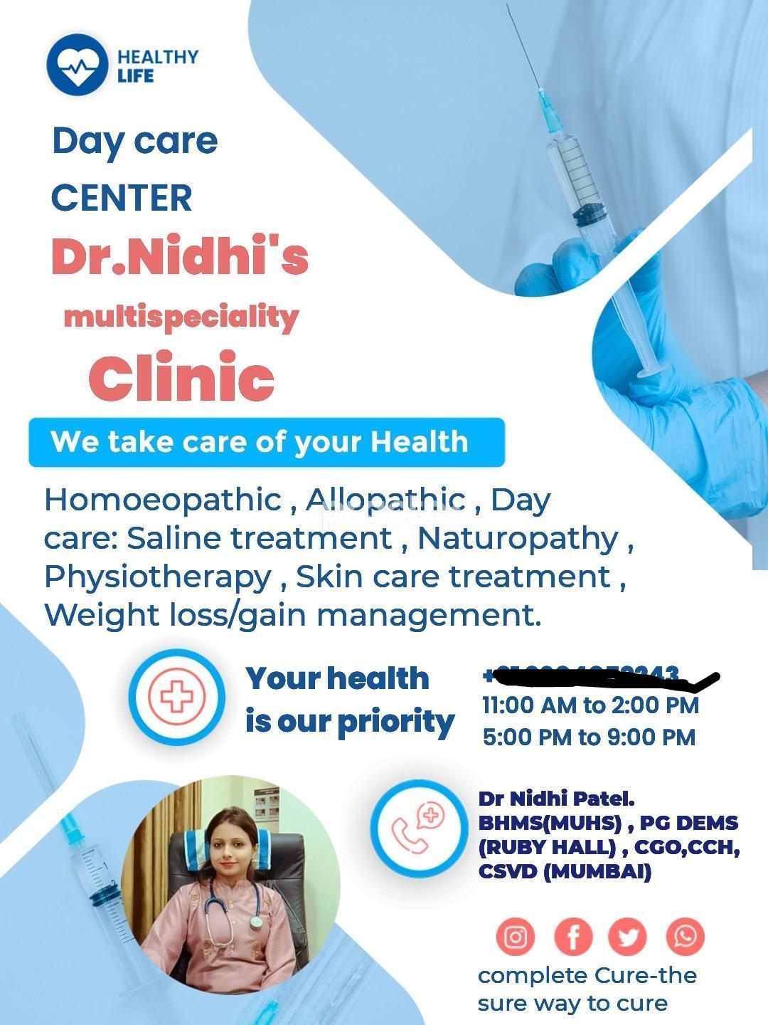 Dr Nidhis Multispeciality Clinic Mhasrul Nashik