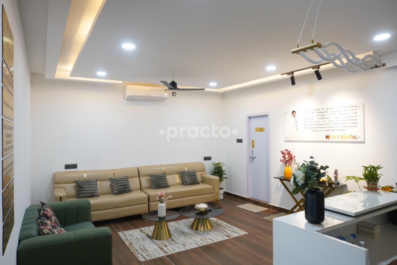 Waiting Area at Sky Dental Nallagandla Hyderabad