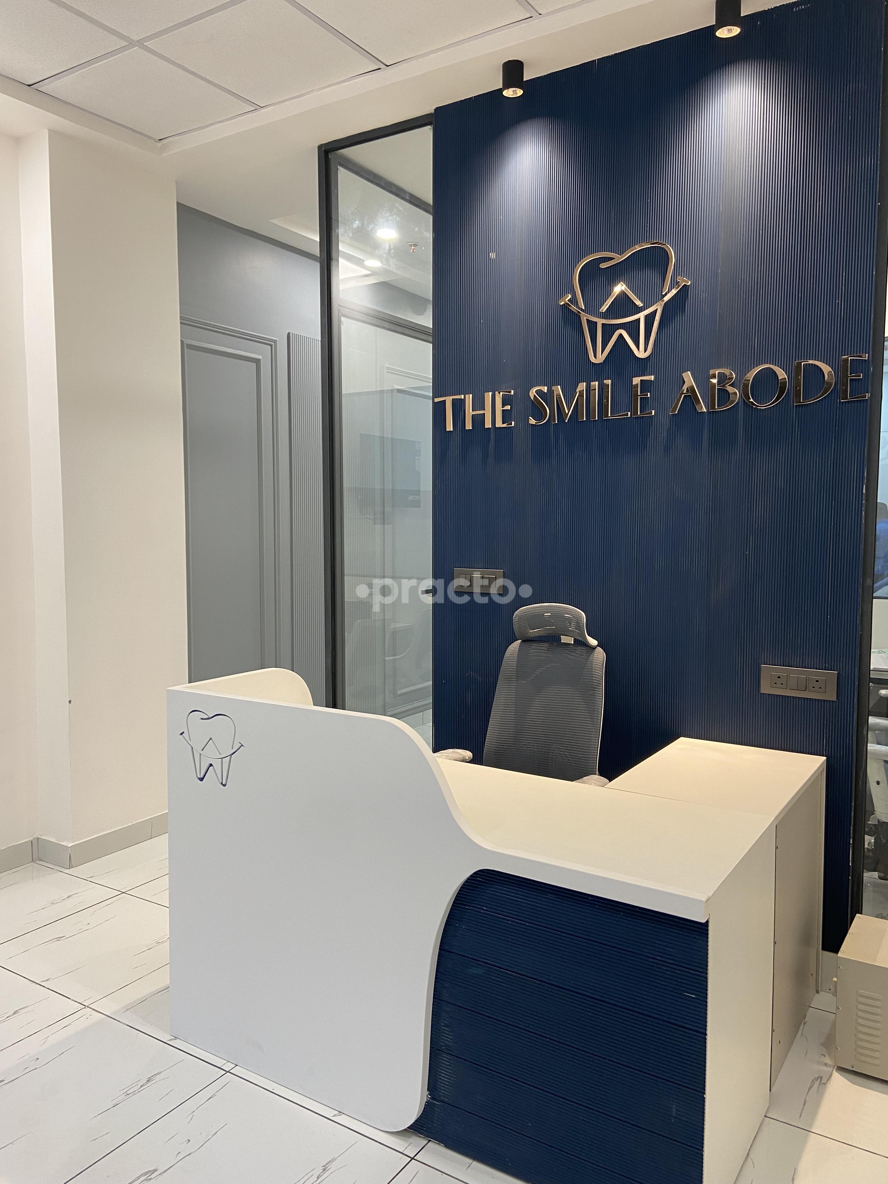Reception Area at The Smile Abode Dental Clinic Gurgaon Sector 51 Gurgaon