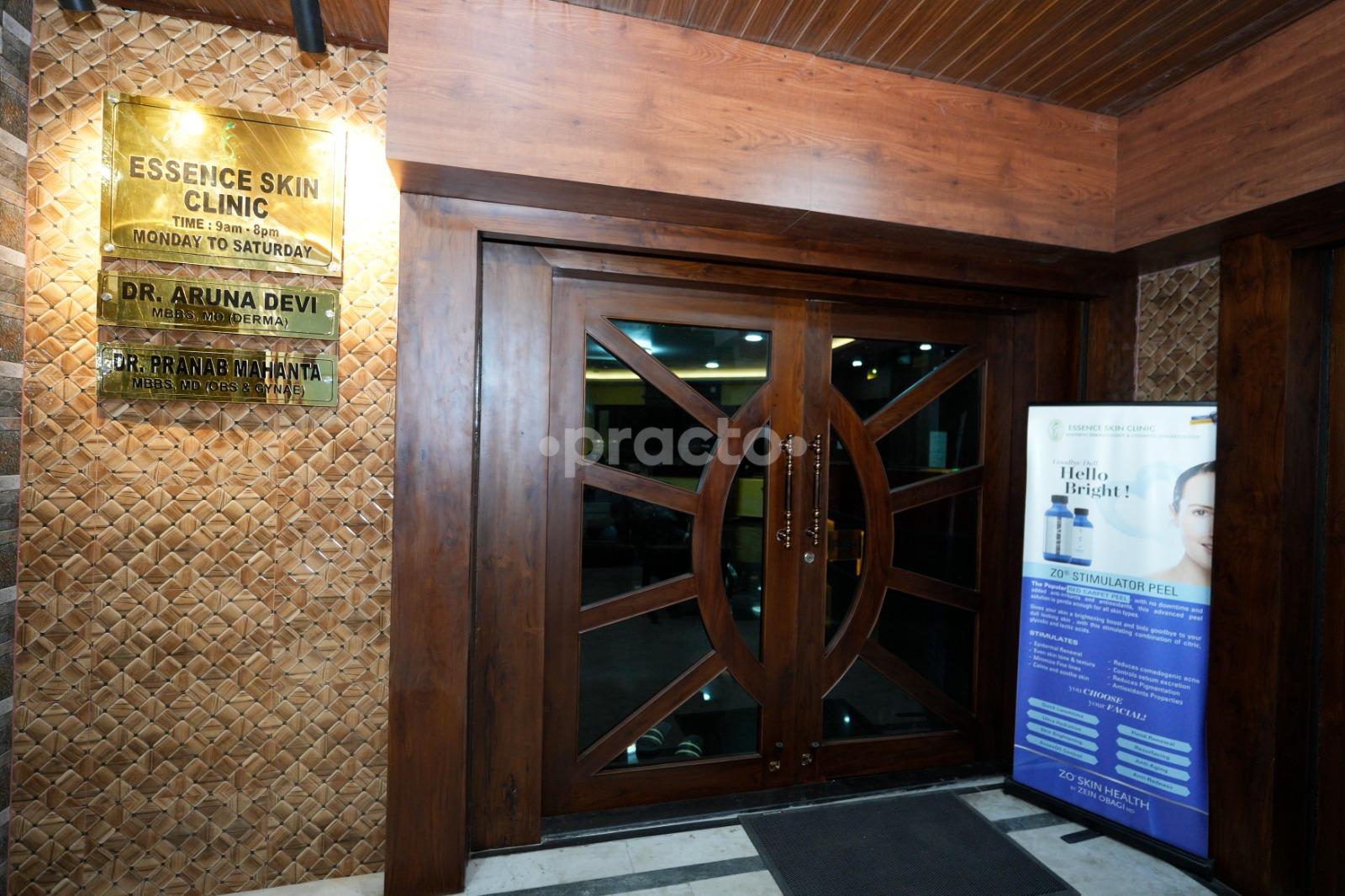 Entrance at Essence Skin Clinic GS Road Guwahati