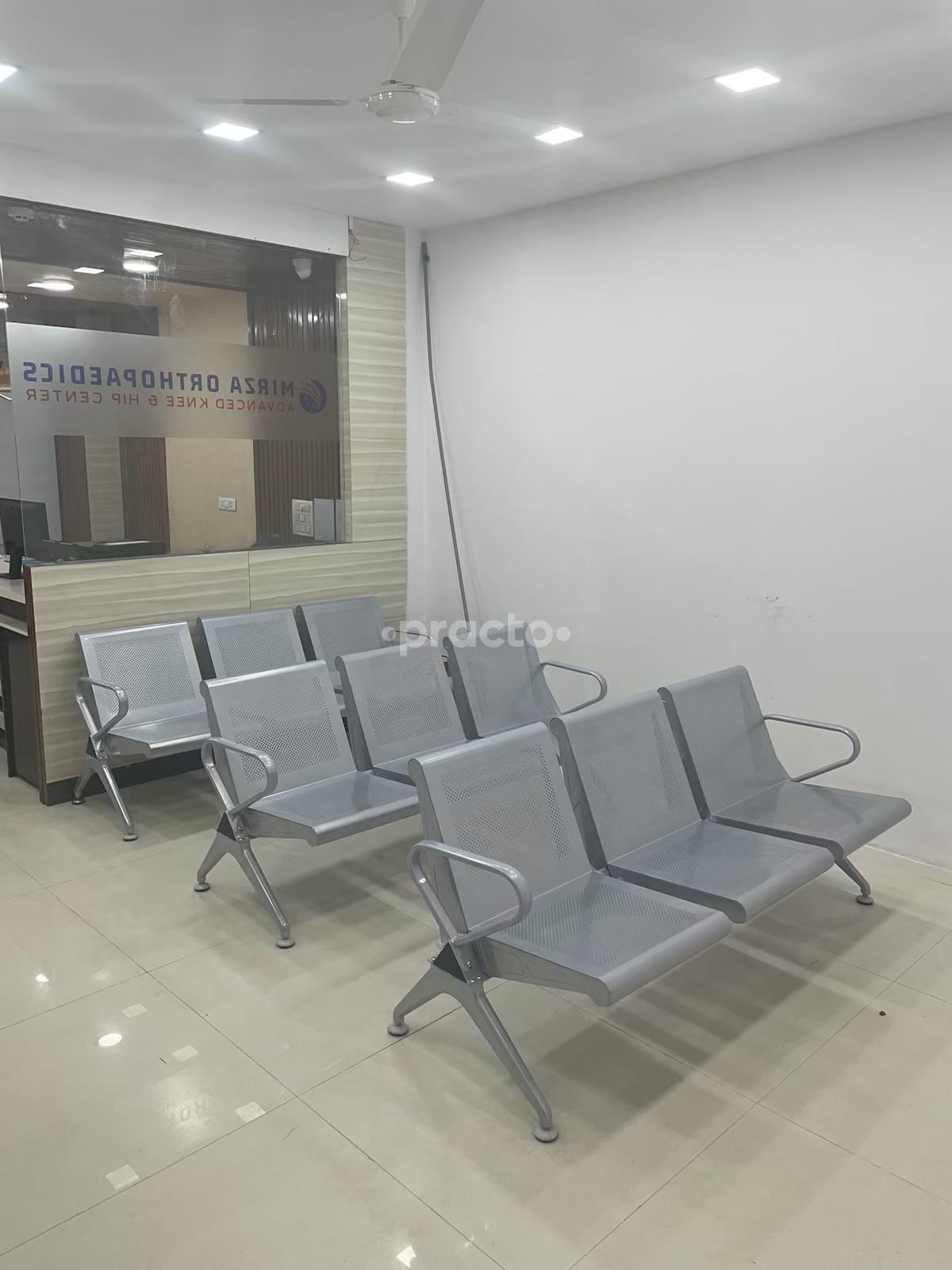 Waiting Area at Mirza Orthopaedics - Advanced Knee & Hip Center Tolichowki Hyderabad