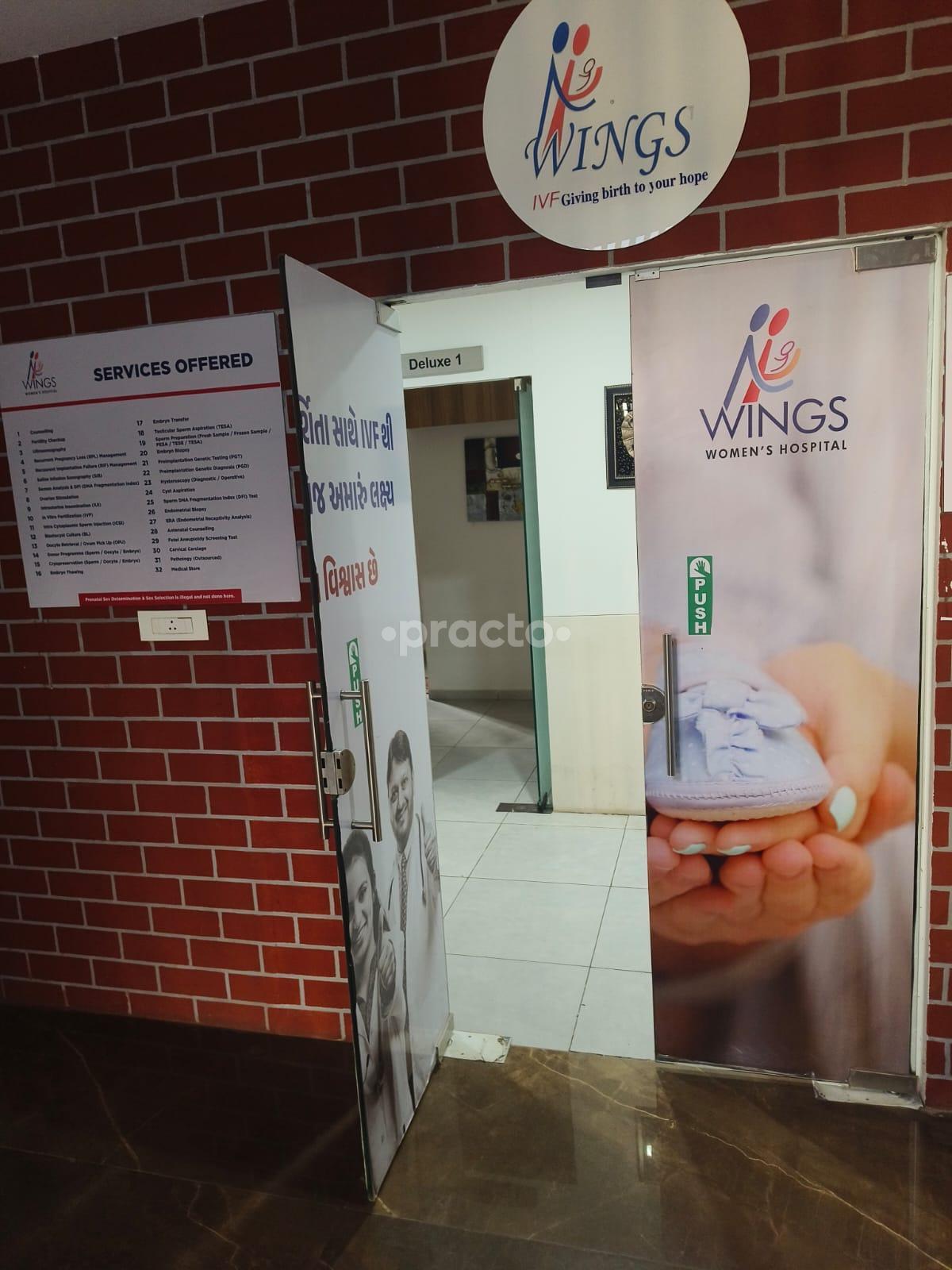 Outside Area at Wings Women's Hospital Laldarwaja Surat