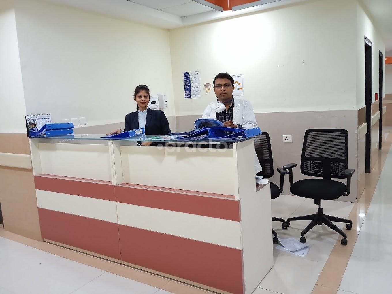 Reception Area at Balco  Medical Center Uparwara Raipur