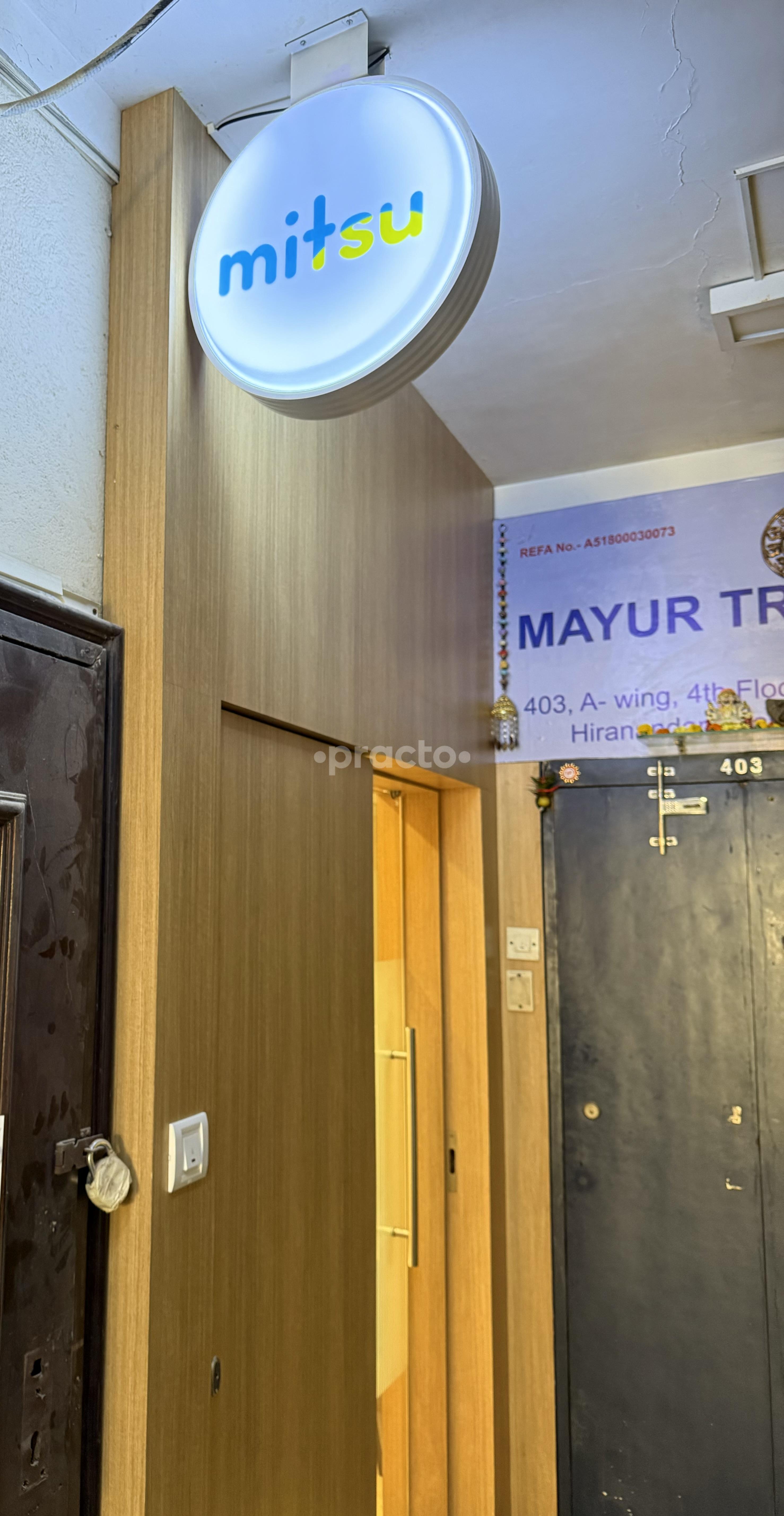 Entrance at Mitsu Clinic Powai Mumbai