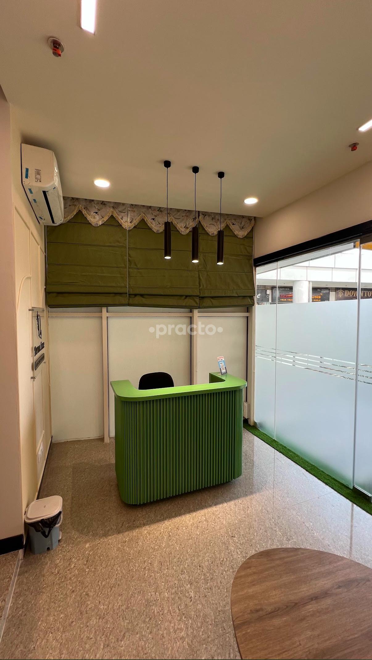 Reception Area at Derma Luxe A Skin Clinic by DrNoor Gurgaon Sector 109 Gurgaon