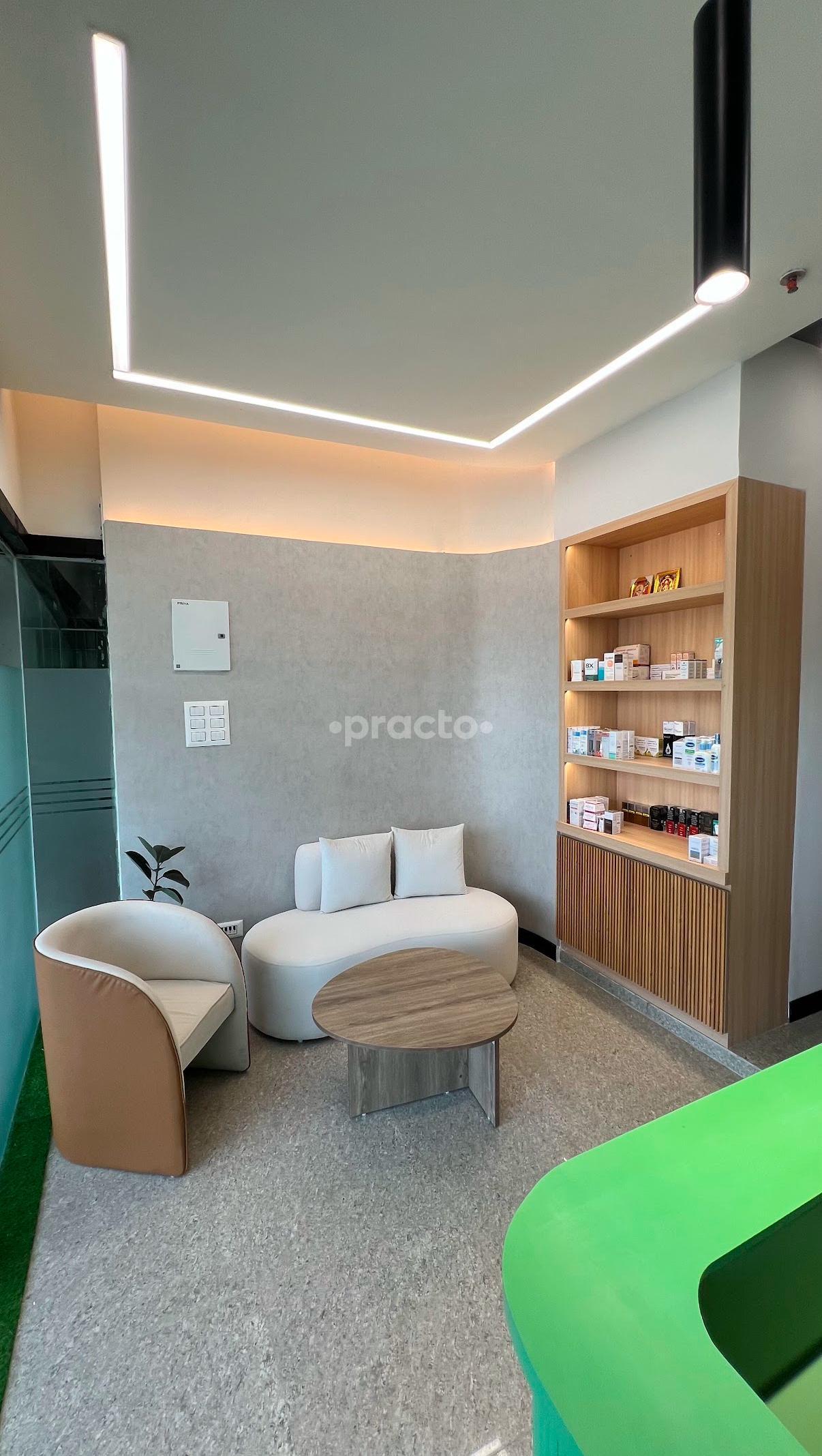 Waiting Area at Derma Luxe A Skin Clinic by DrNoor Gurgaon Sector 109 Gurgaon