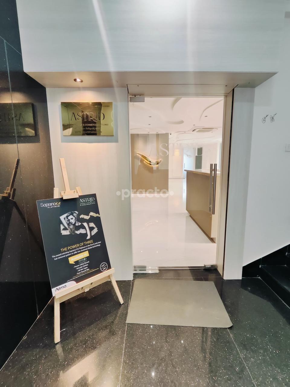 Entrance at Astrid Dermatology and Cosmetology Clinic Banjara Hills Hyderabad