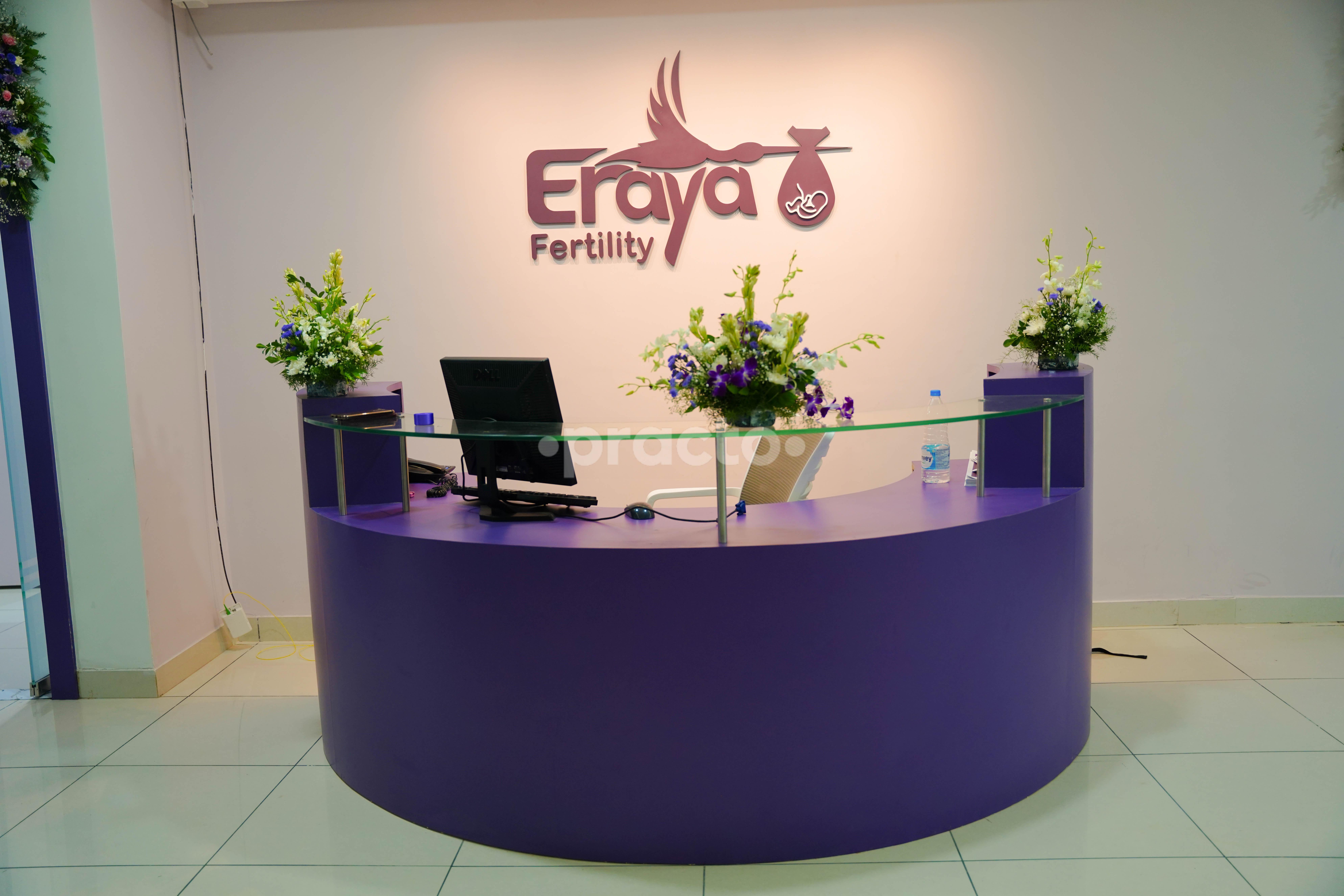 Reception Area at Eraya Fertility Clinic Jubilee Hills Hyderabad