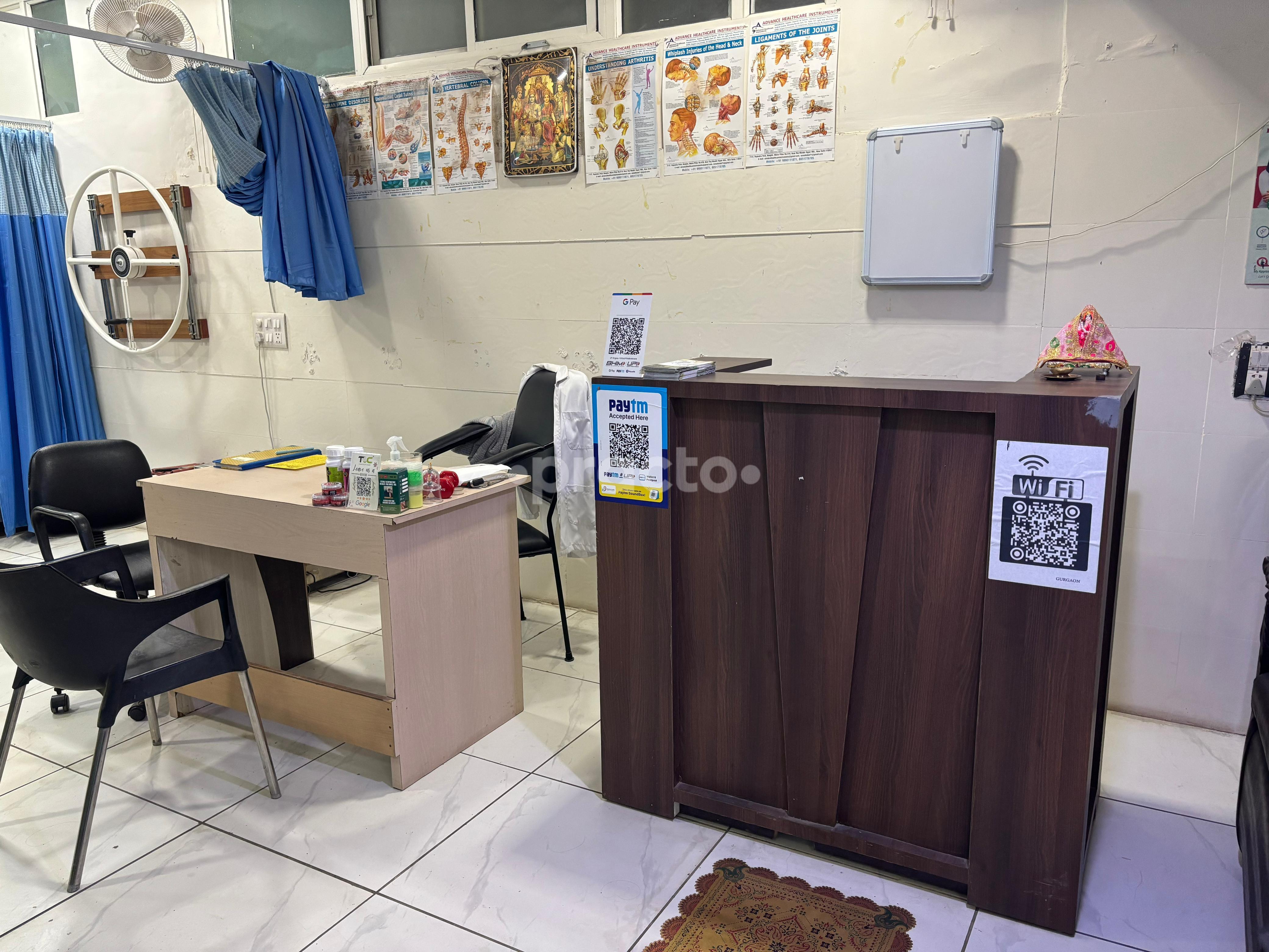 Reception Area at TOC Touch Of Cure Physiotherapy Centre Gurgaon Sector 47 Gurgaon