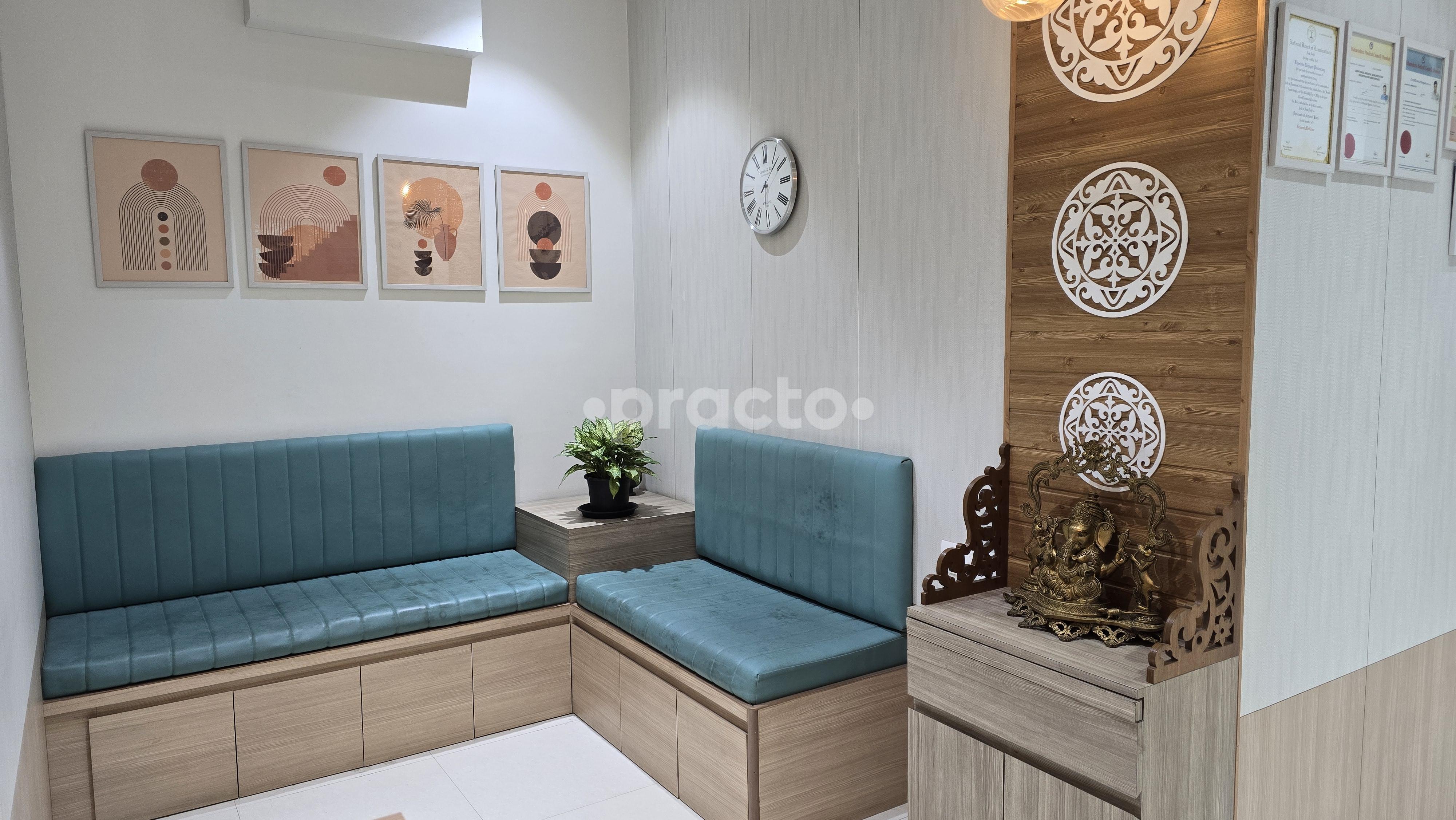 Waiting Area at Dr Madhuri Khartode's Homeopathy Clinic Hadapsar Pune