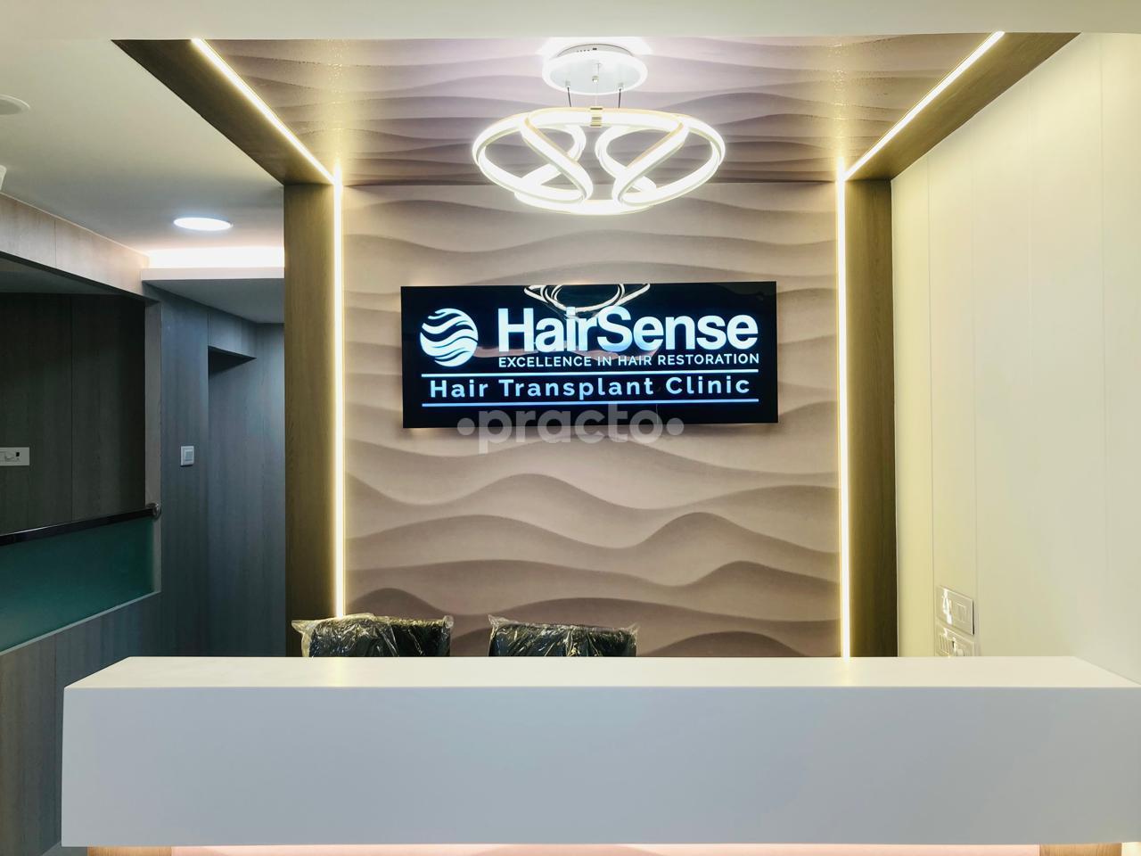 Waiting Area at Hairsense Hair Transplant Clinic Vashi Navi Mumbai