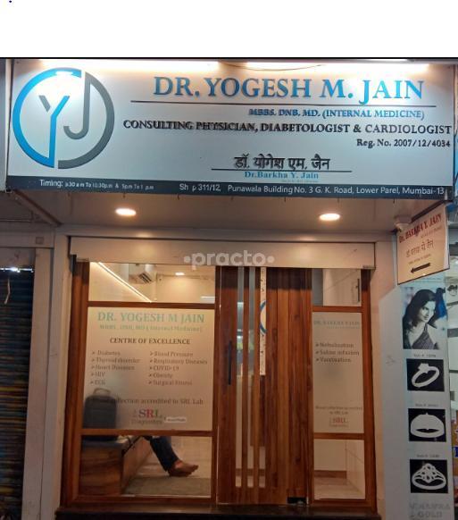 Outside Area at Dr. Yogesh M Jain Clinic Lower Parel Mumbai