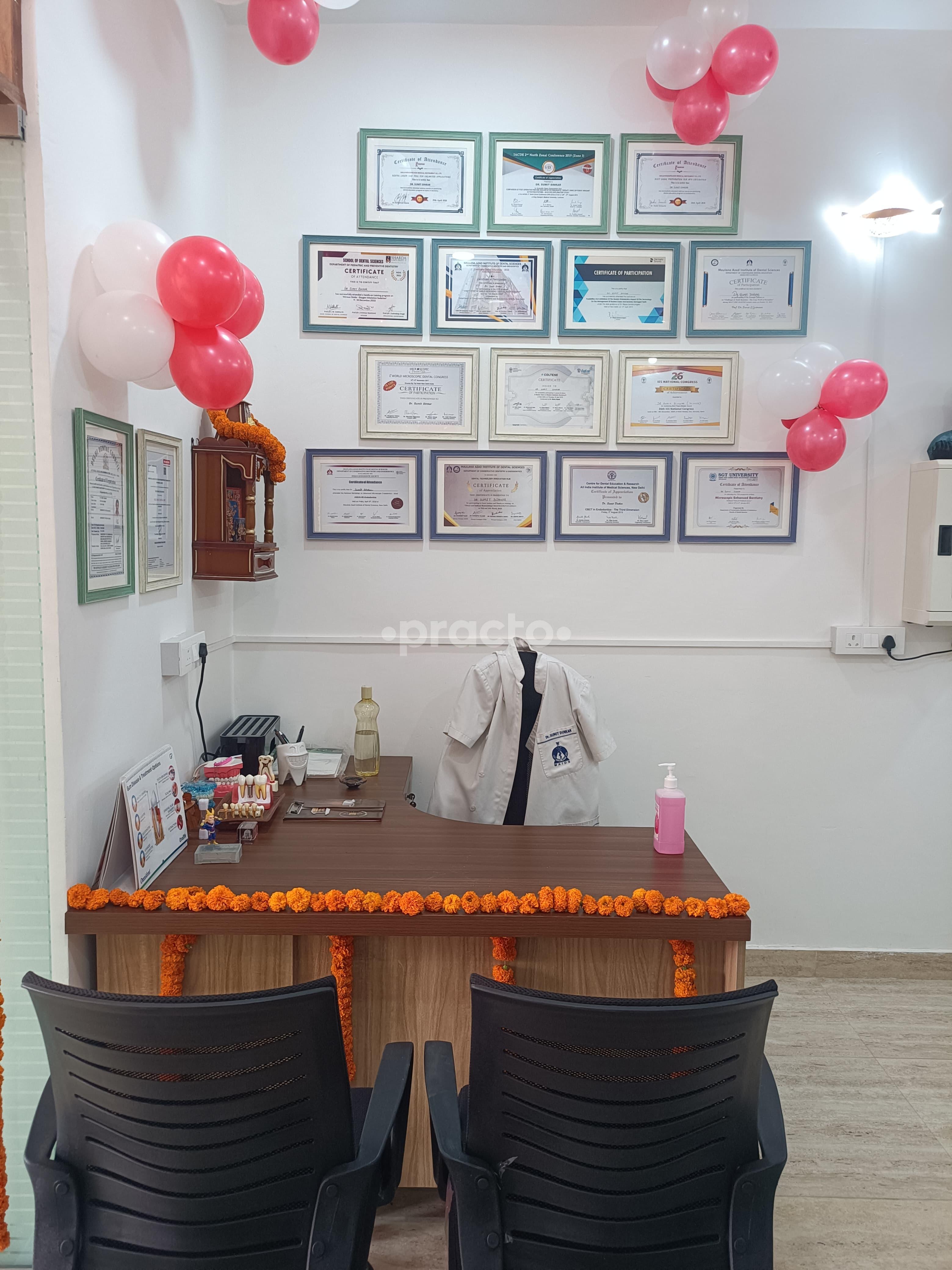 Reception Area at Endo Smile Dental Care Greater Noida West Greater Noida