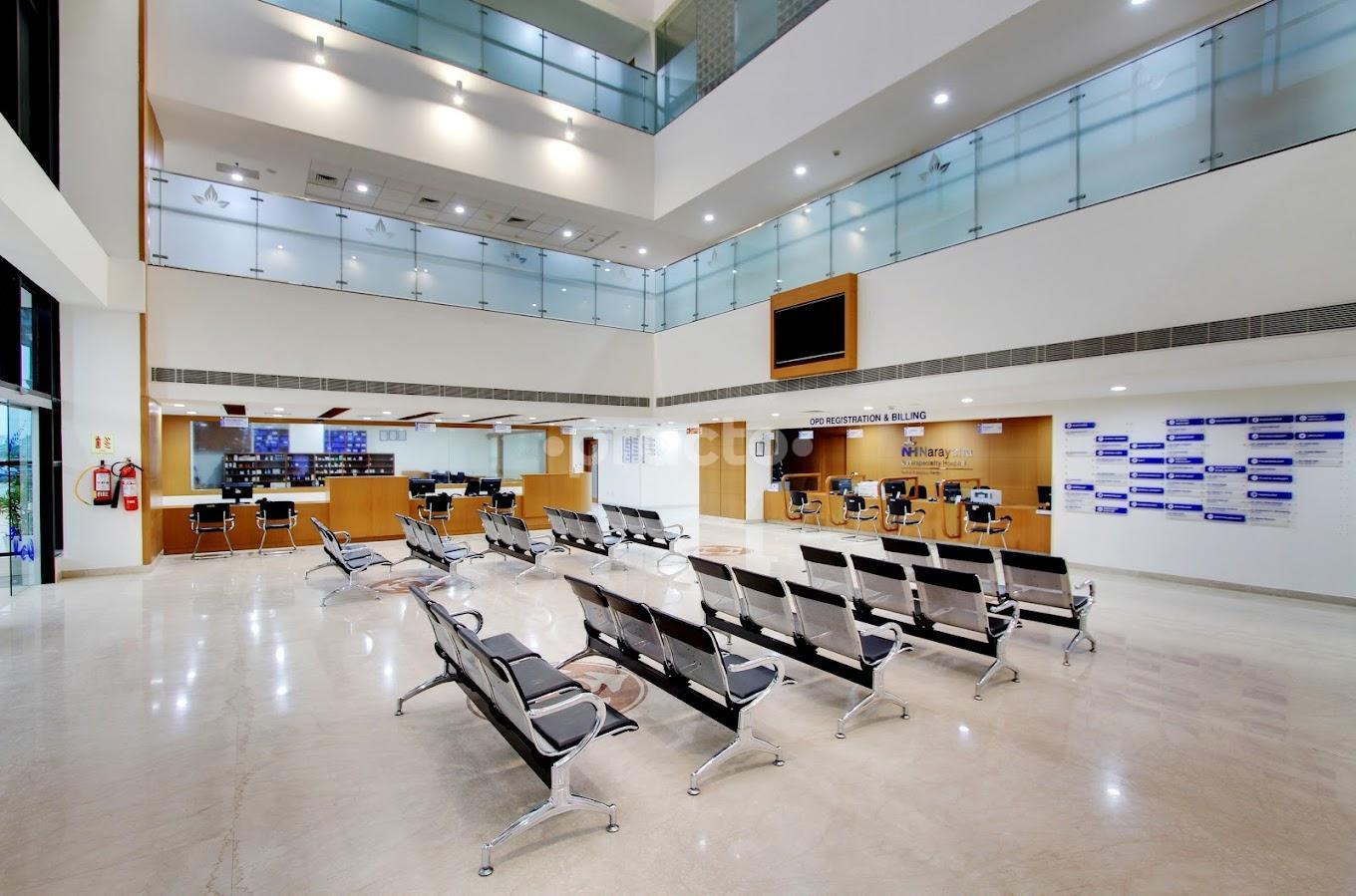 Waiting Area at Narayana Superspeciality Hospitals DLF Phase III Gurgaon