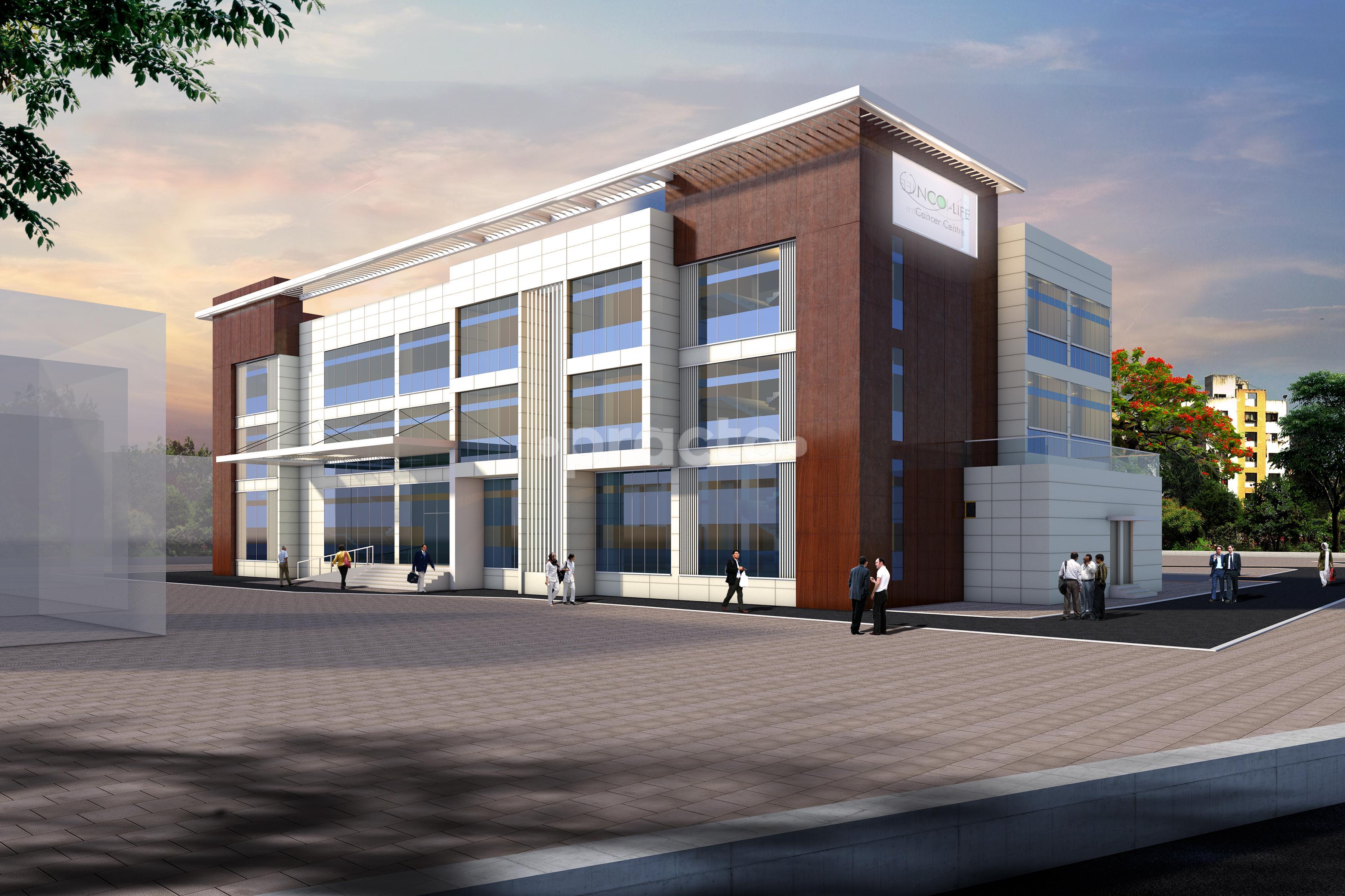 Outside Area at TGH Onco Life Cancer Centre Talegaon Dabhade Pune
