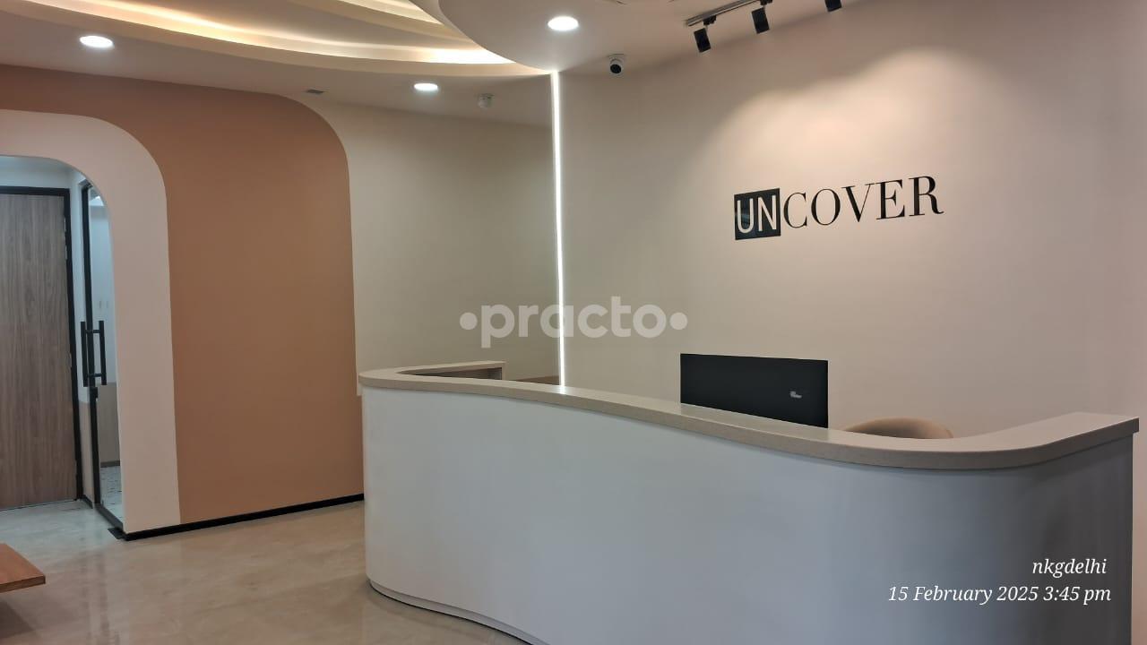 Reception Area at Uncover Skin , Hair & Wellness  Clinic Sector 104 Noida