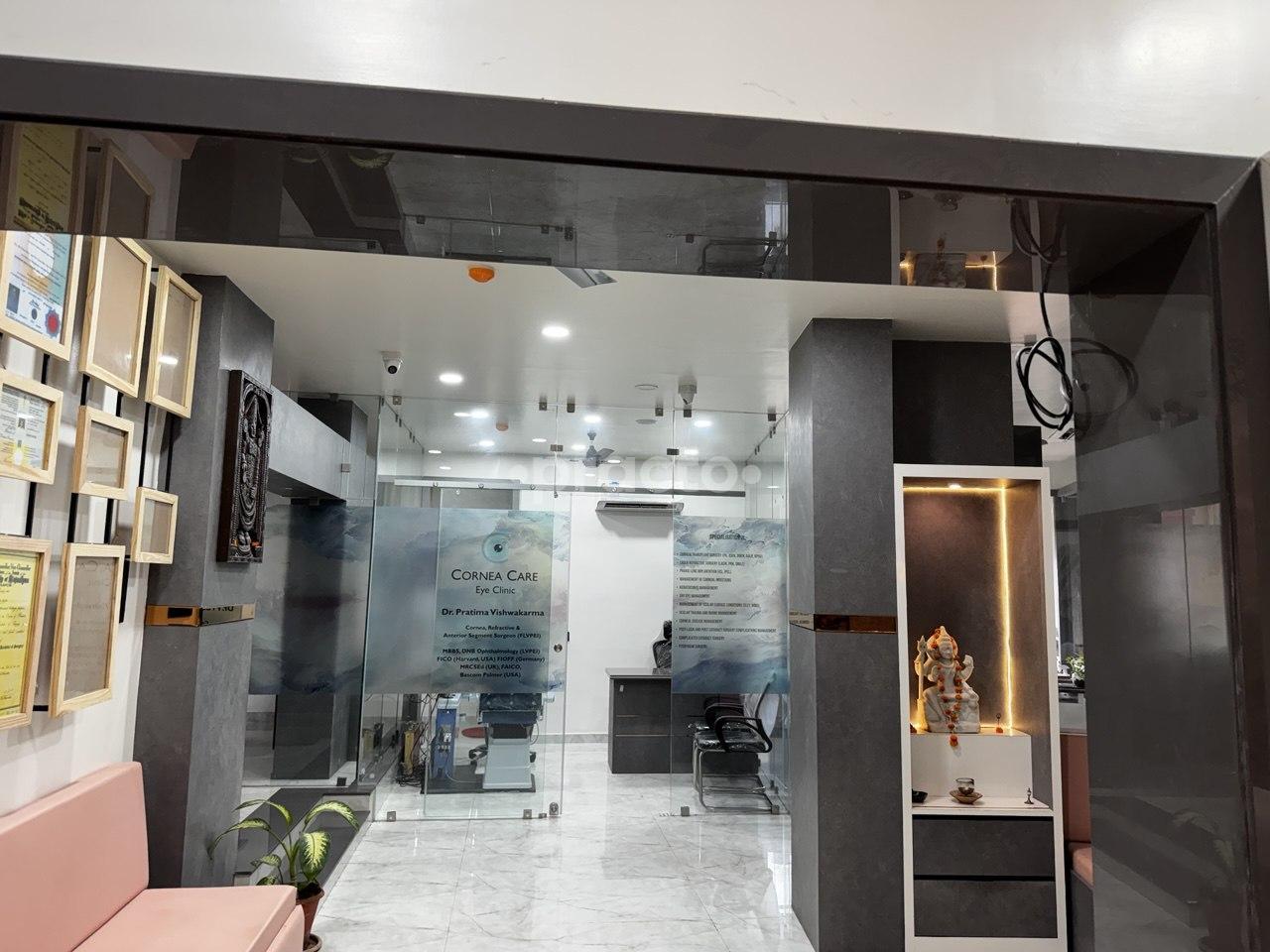 Reception Area at Cornea Care Eye Clinic Dharampeth Nagpur
