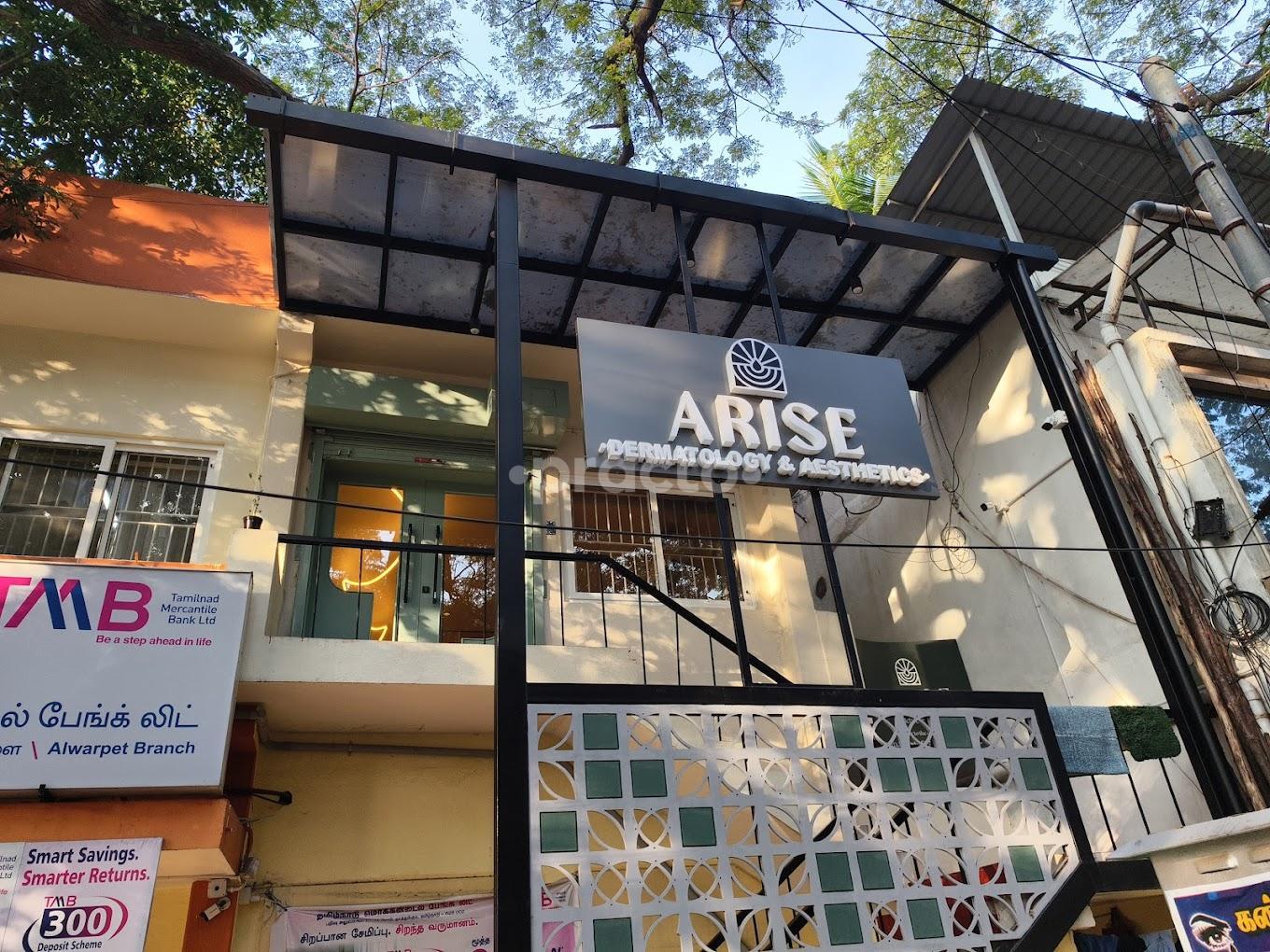 Outside Area at Arise Dermatology & Aesthetics Alwarpet Chennai