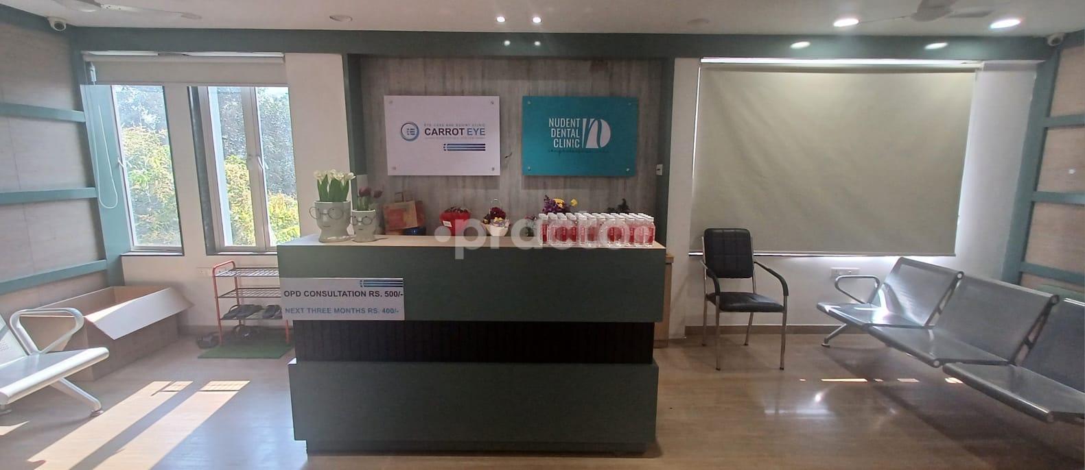 Reception Area at Nudent Dental Clinic Vivekanand Nagar Nagpur